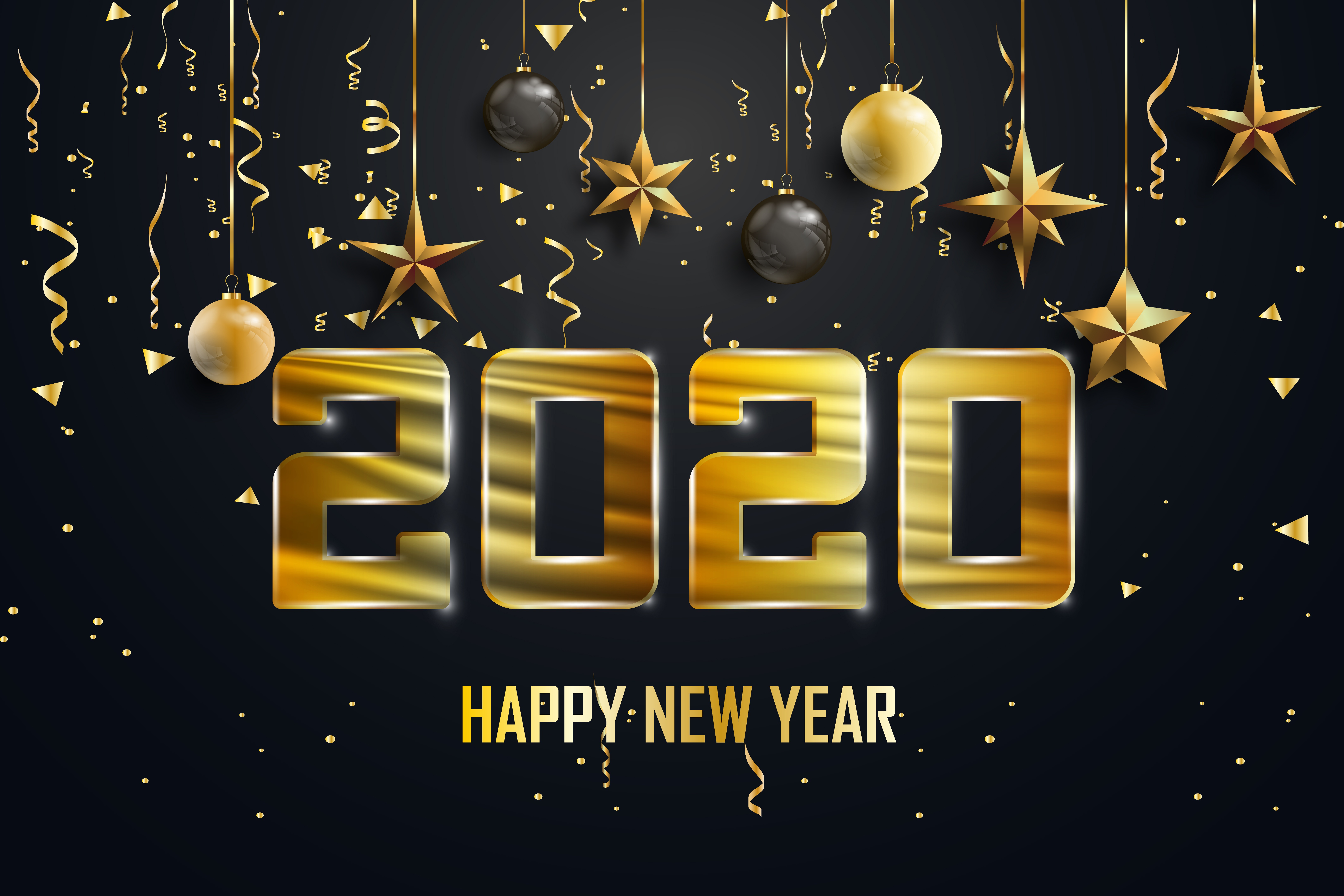 961951 Hintergrundbild herunterladen feiertage, neujahr 2020, frohes neues jahr - Bildschirmschoner und Bilder kostenlos