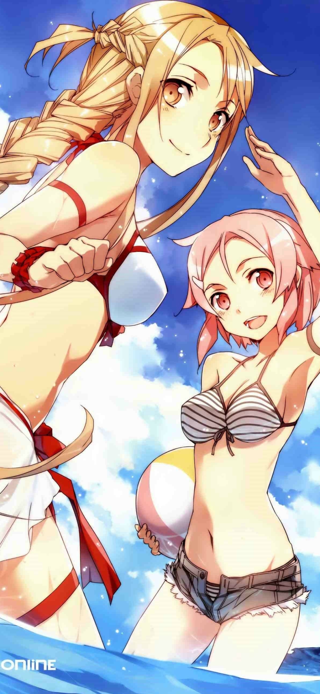 Handy-Wallpaper Animes, Asuna Yuuki, Sword Art Online, Schwertkunst Online Ii, Lisbeth (Schwertkunst Online), Schwertkunst Online kostenlos herunterladen.