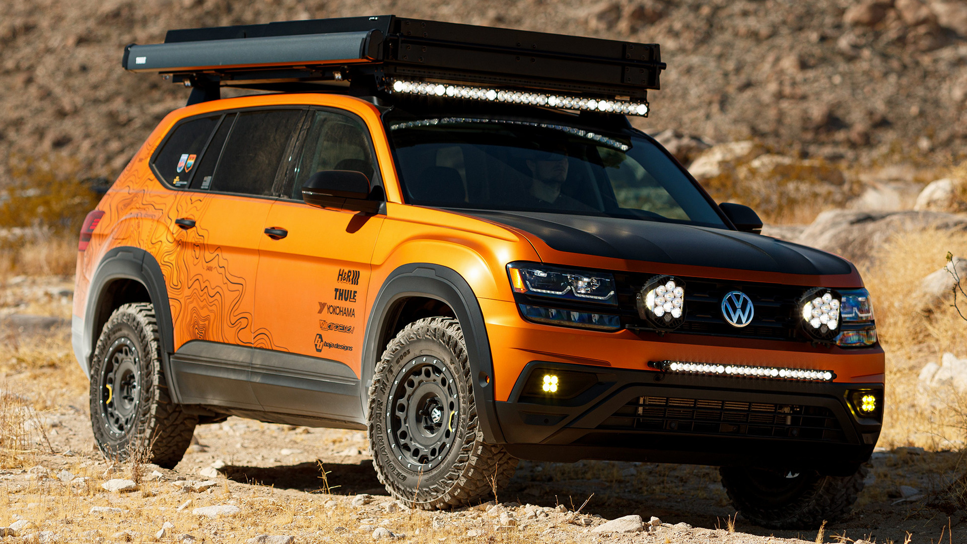 Die besten Volkswagen Atlas Adventure Concept-Hintergründe für den Telefonbildschirm