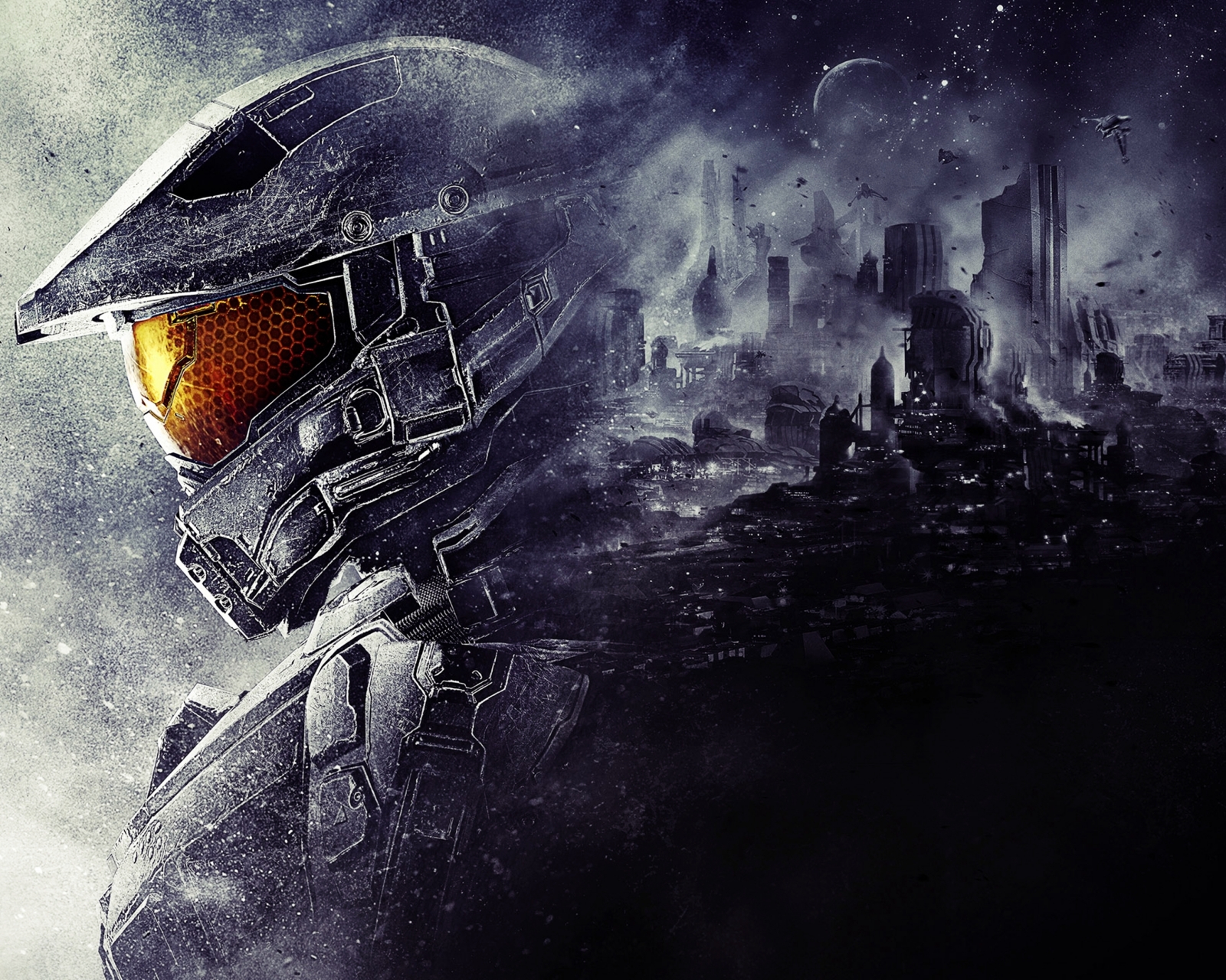 Descarga gratuita de fondo de pantalla para móvil de Aureola, Videojuego, Jefe Principal, Halo 5: Guardians.