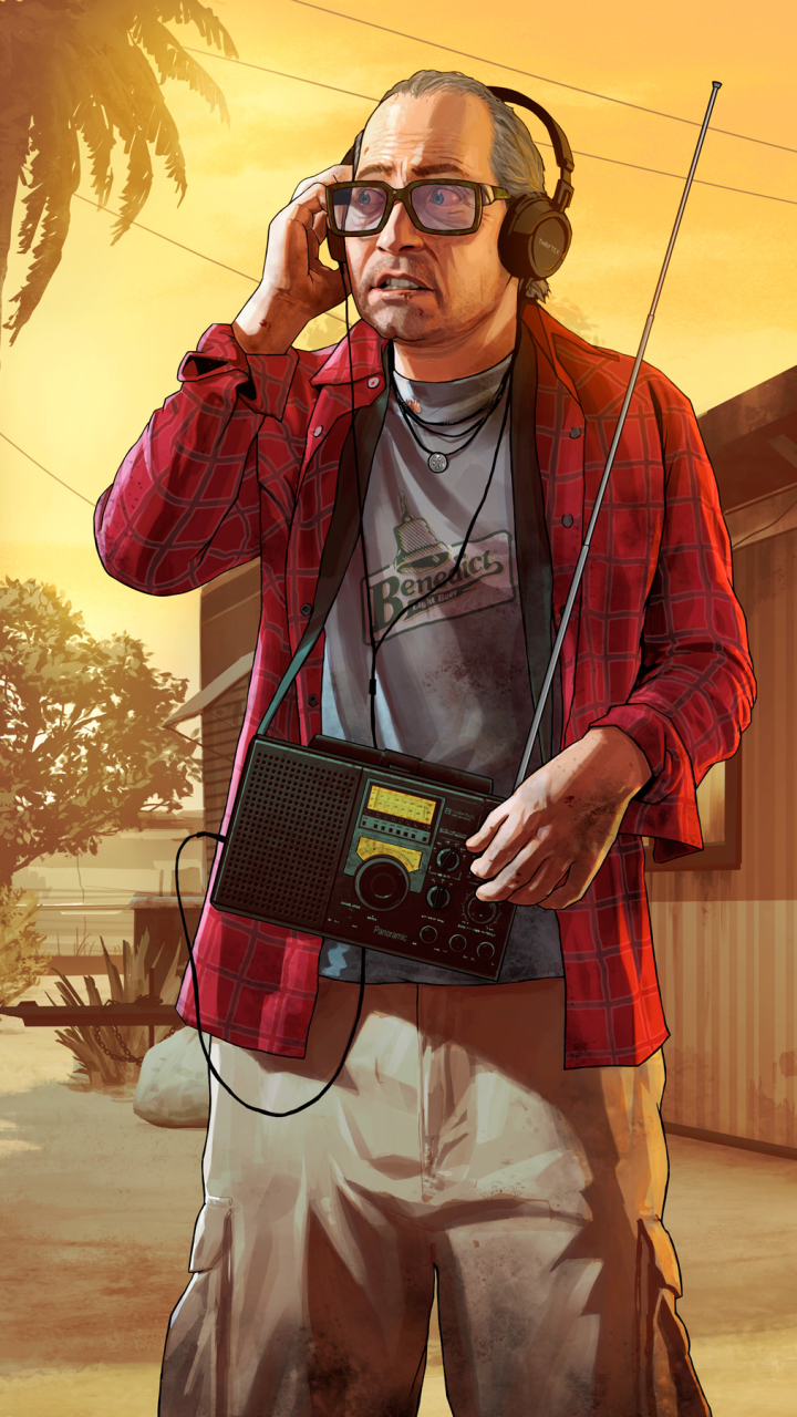 Скачать картинку Видеоигры, Grand Theft Auto, Grand Theft Auto V, Рон Яковски в телефон бесплатно.