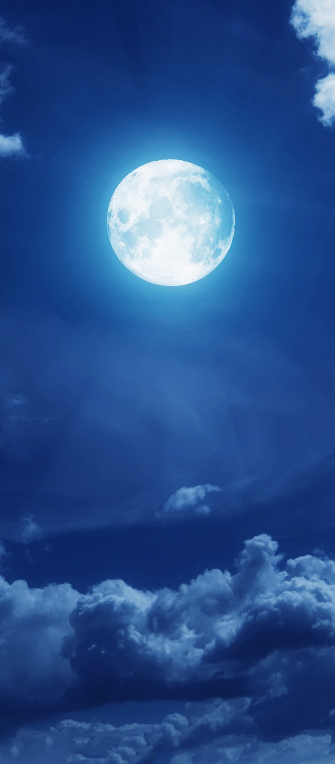 Скачать картинку Небо, Ночь, Луна, Земля/природа в телефон бесплатно.