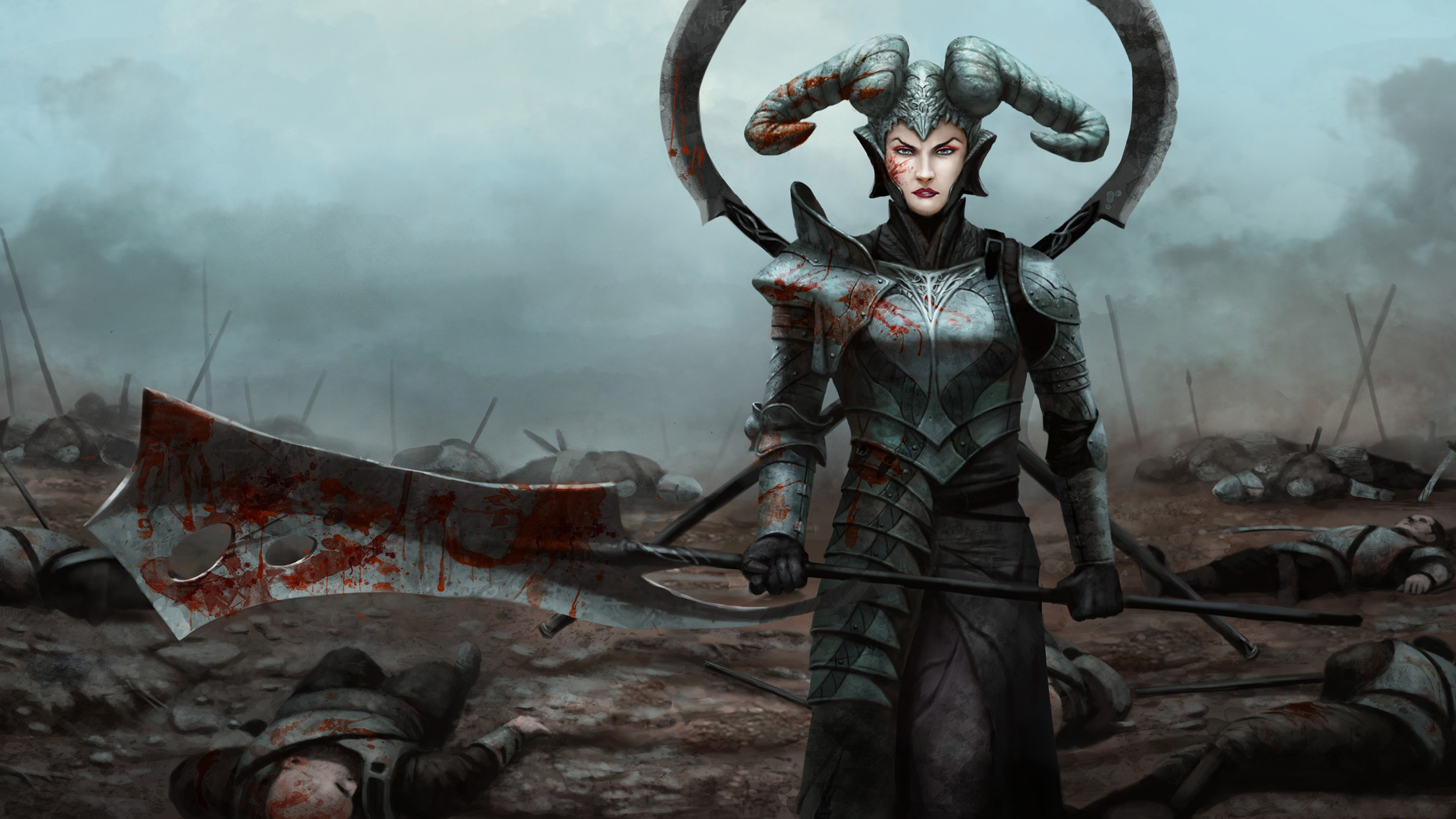 Free download wallpaper Fantasy, Women Warrior on your PC desktop