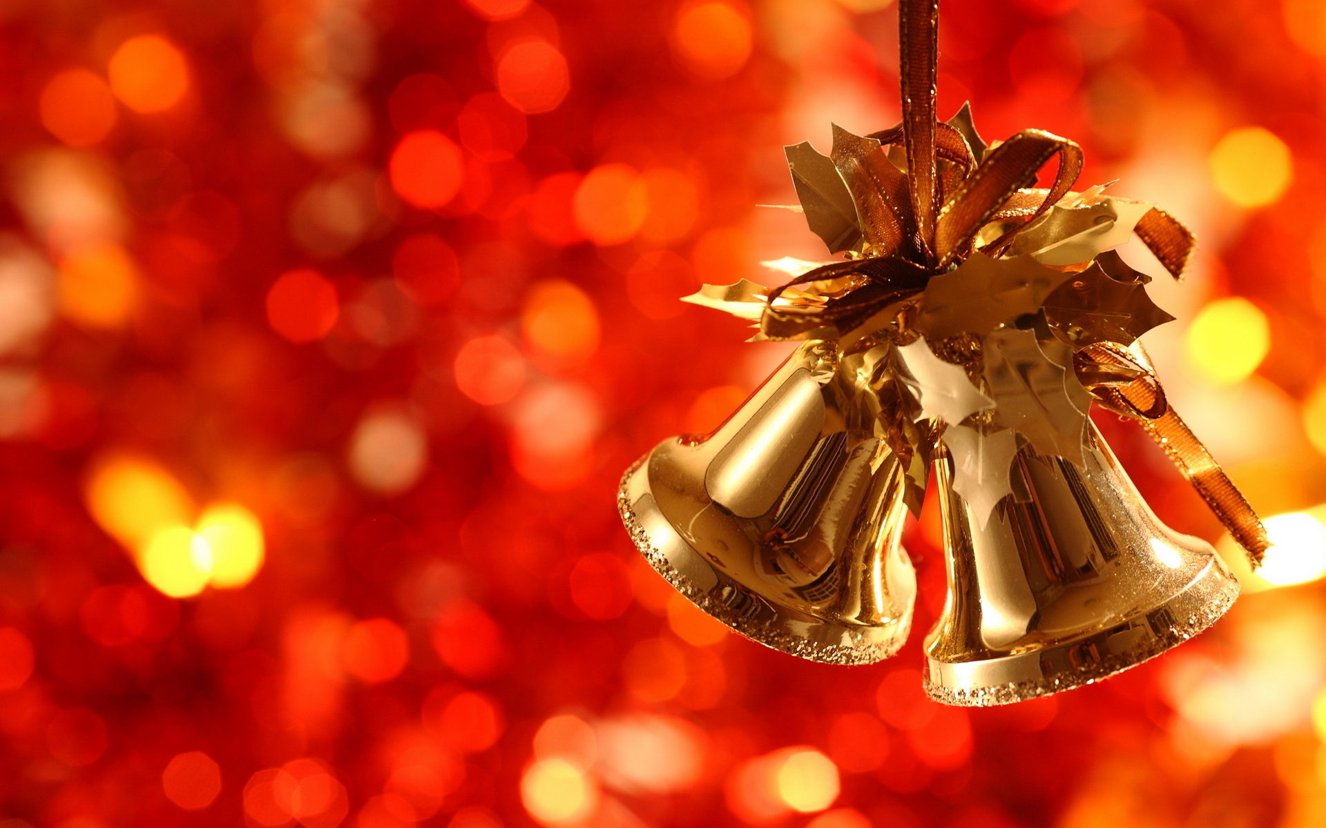 Скачать обои бесплатно Праздники, Рождество (Christmas Xmas), Колокольчики, Новый Год (New Year) картинка на рабочий стол ПК