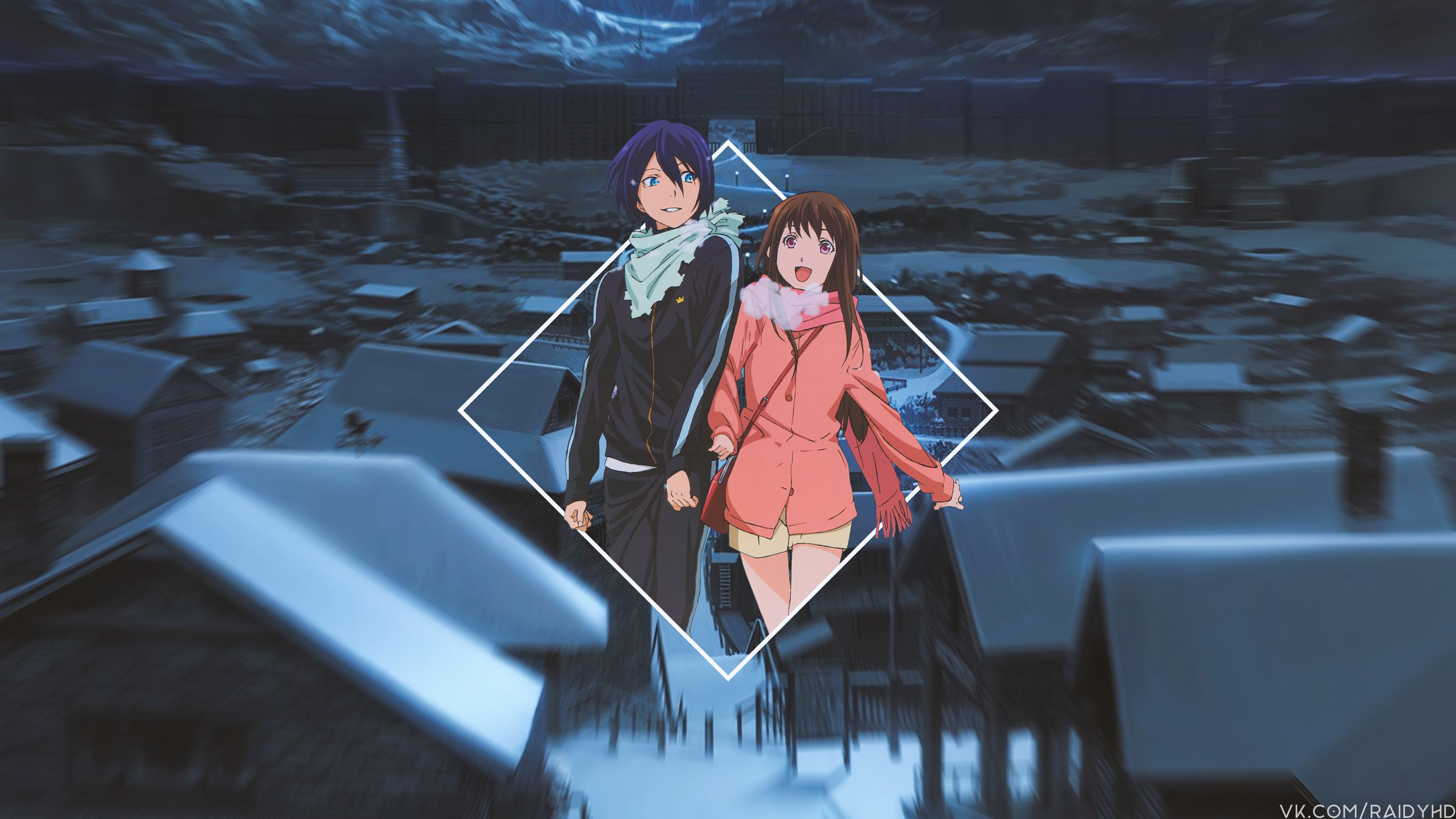 Laden Sie das Animes, Noragami, Hiyori Iki, Yato (Noragami)-Bild kostenlos auf Ihren PC-Desktop herunter