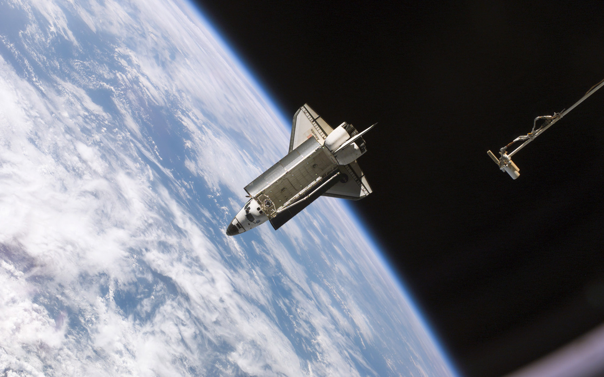 316881 Bild herunterladen fahrzeuge, raumfähre atlantis, space shuttles - Hintergrundbilder und Bildschirmschoner kostenlos