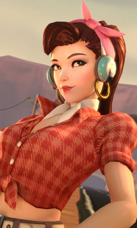 Descarga gratuita de fondo de pantalla para móvil de Overwatch, Videojuego, D Va (Supervisión).