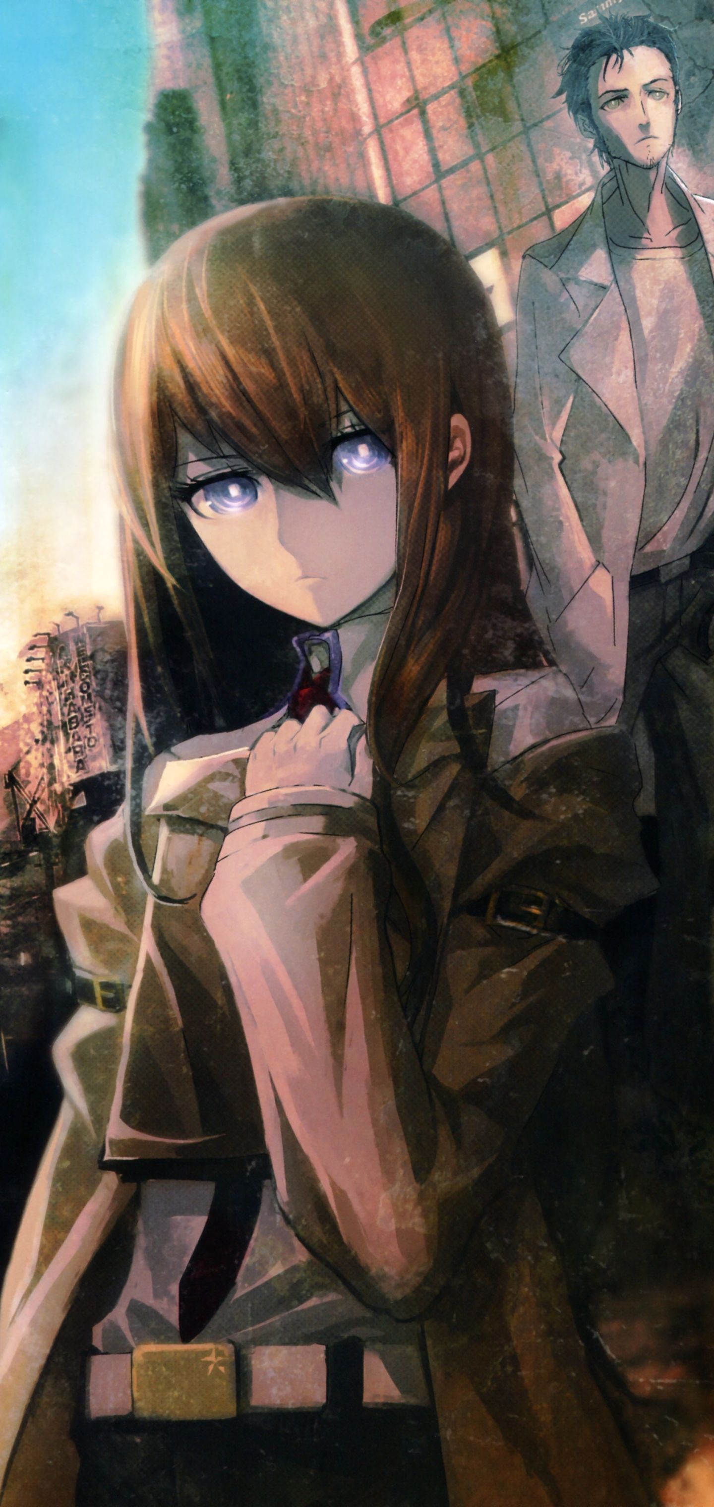 Baixar papel de parede para celular de Anime, Steins Gate, Kurisu Makise, Rintaro Okabe gratuito.