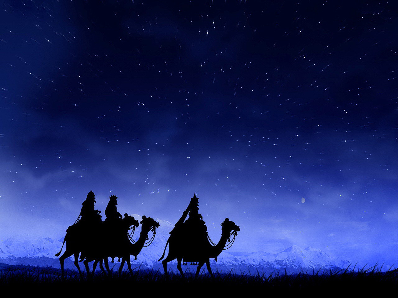 Baixar papel de parede para celular de Natal, Feriados, Os Três Homens Sábios gratuito.