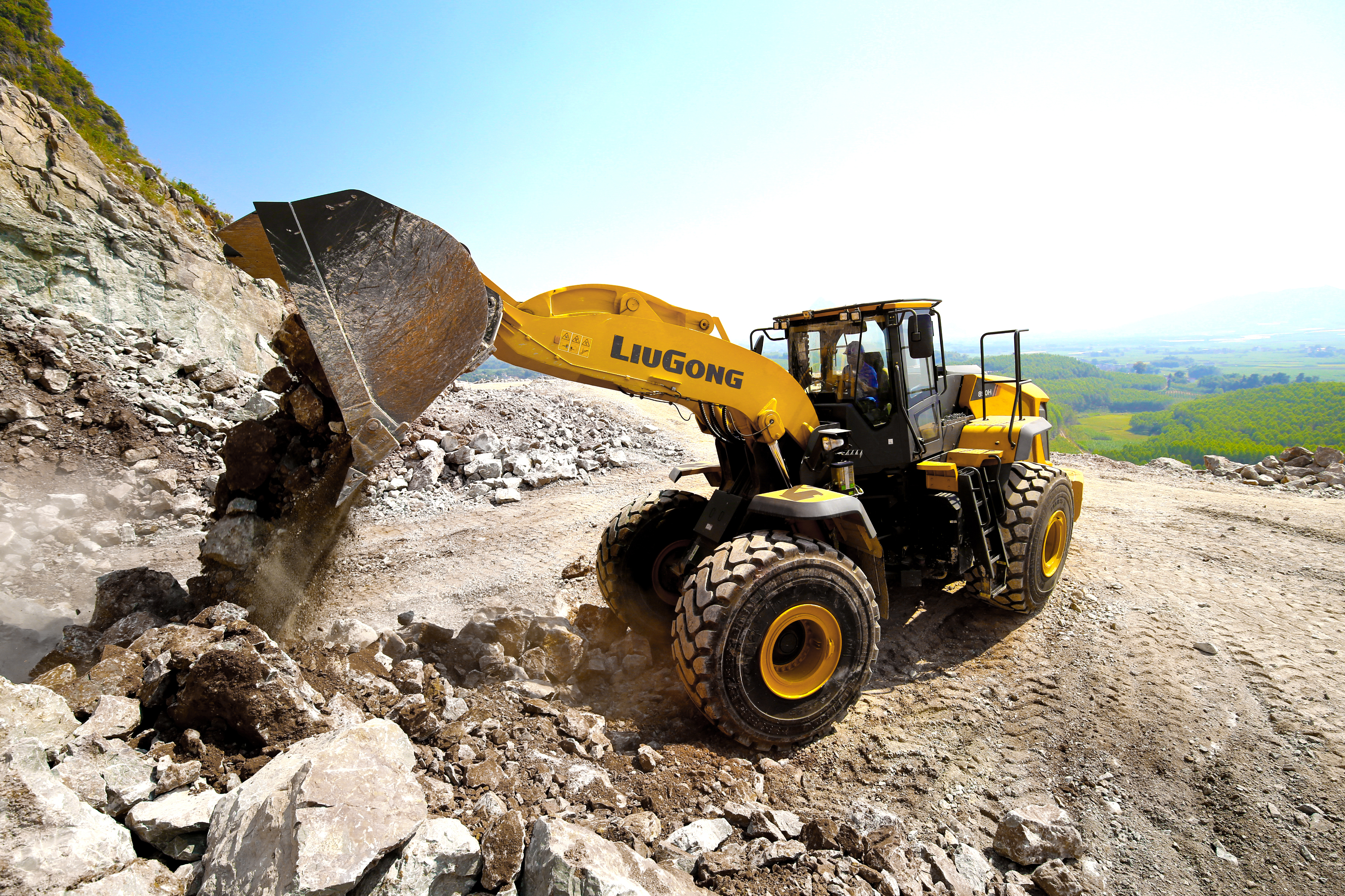 Download mobile wallpaper Vehicles, Wheel Loader, Liugong 890H for free.