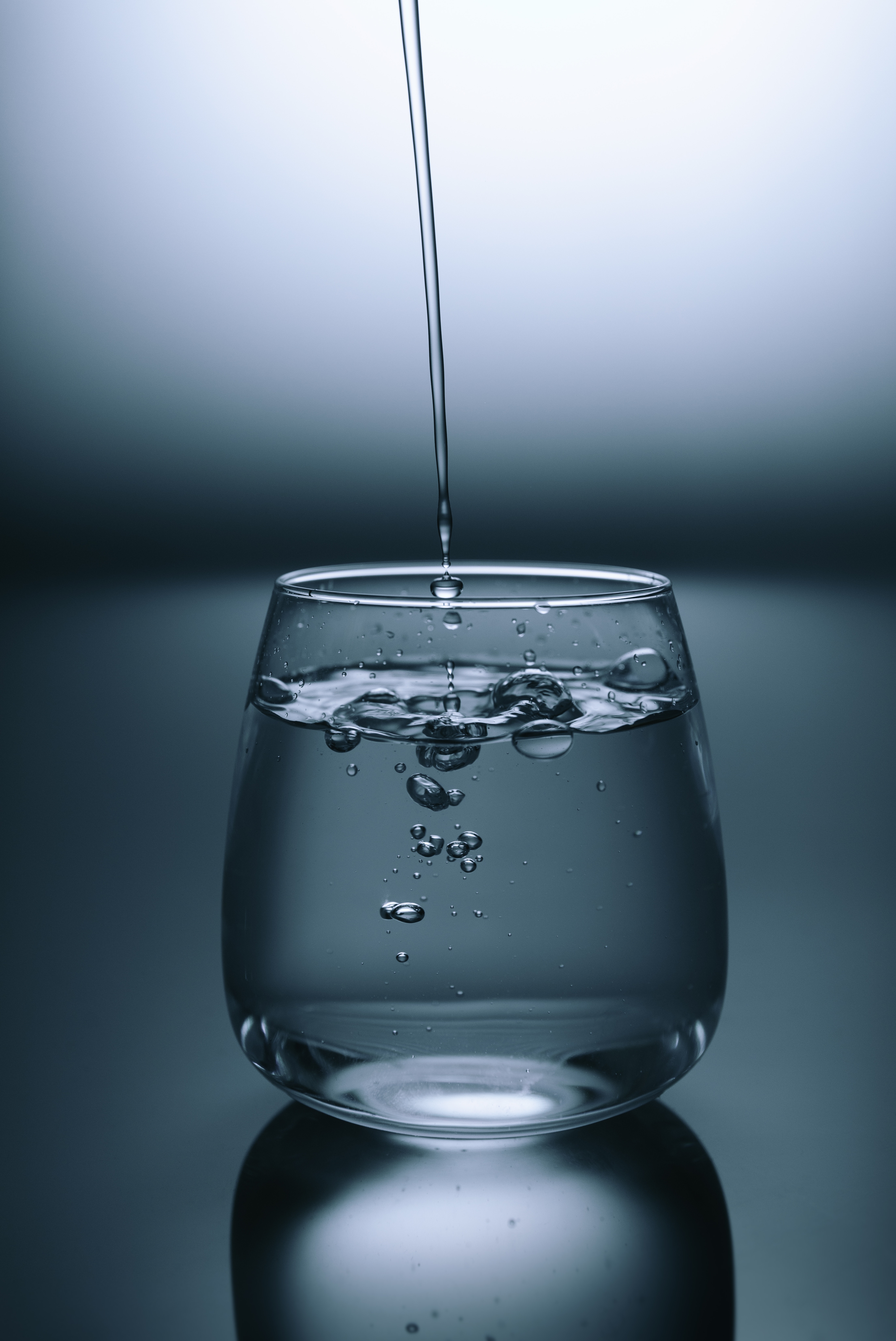 glass, water, drops, macro, liquid, grey