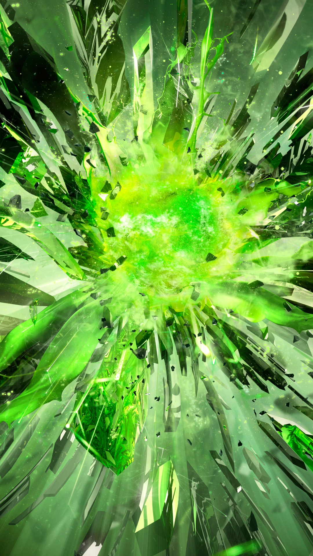 Download mobile wallpaper Explosion, Technology, Nvidia for free.