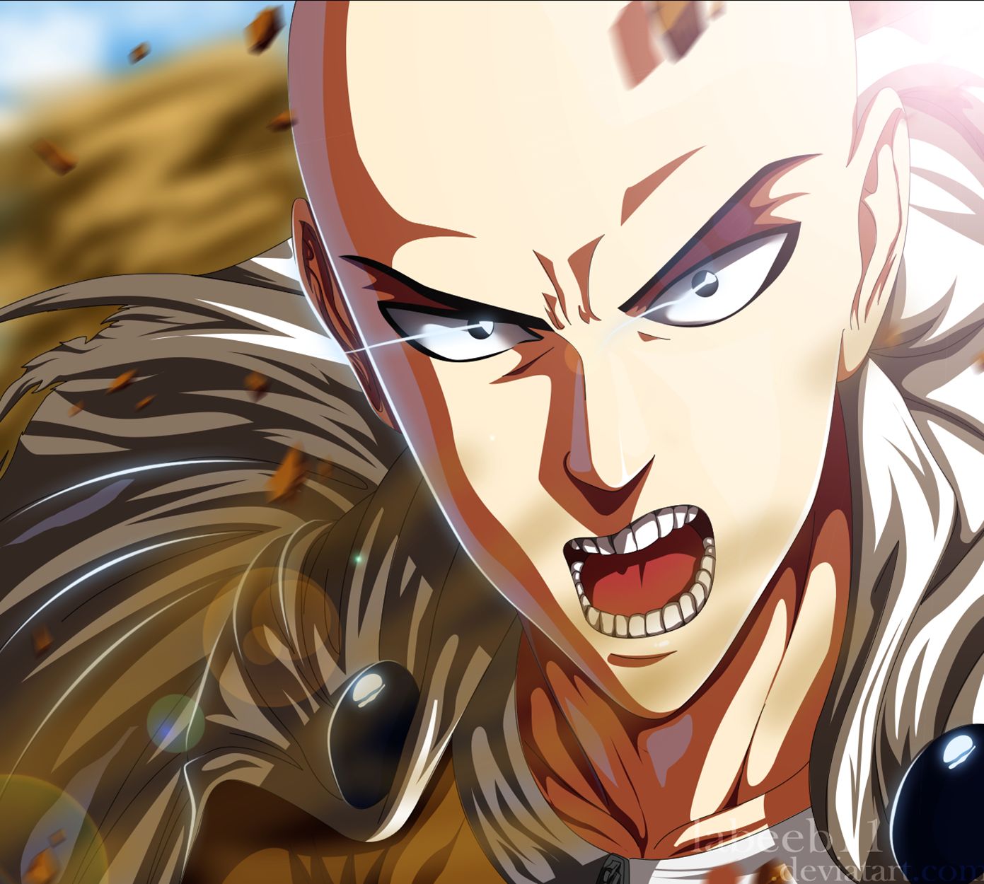 Handy-Wallpaper Animes, Saitama (One Punch Man), One Punch Man kostenlos herunterladen.