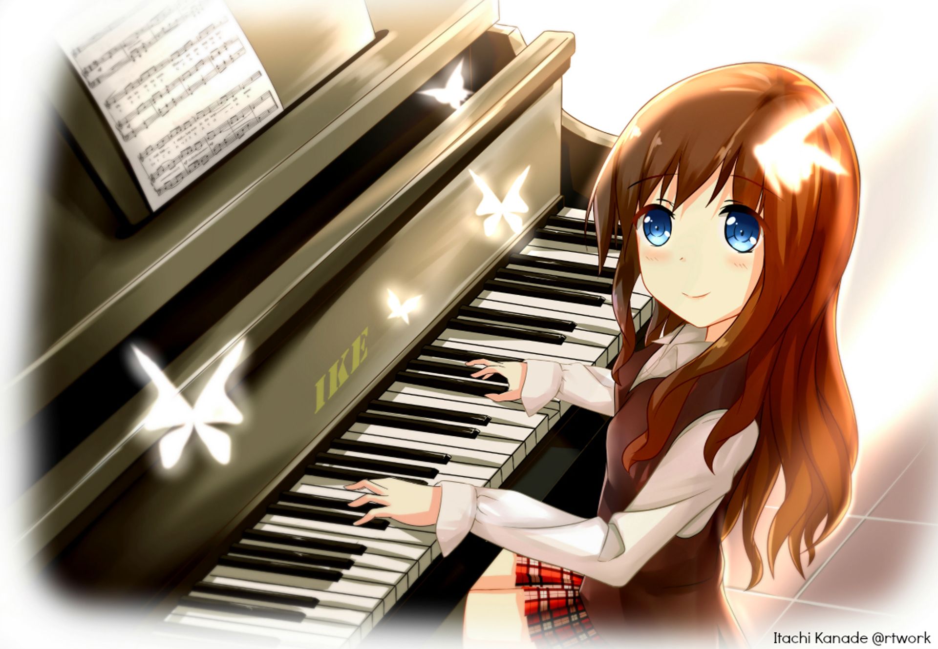 Baixe gratuitamente a imagem Anime, Piano, Original na área de trabalho do seu PC