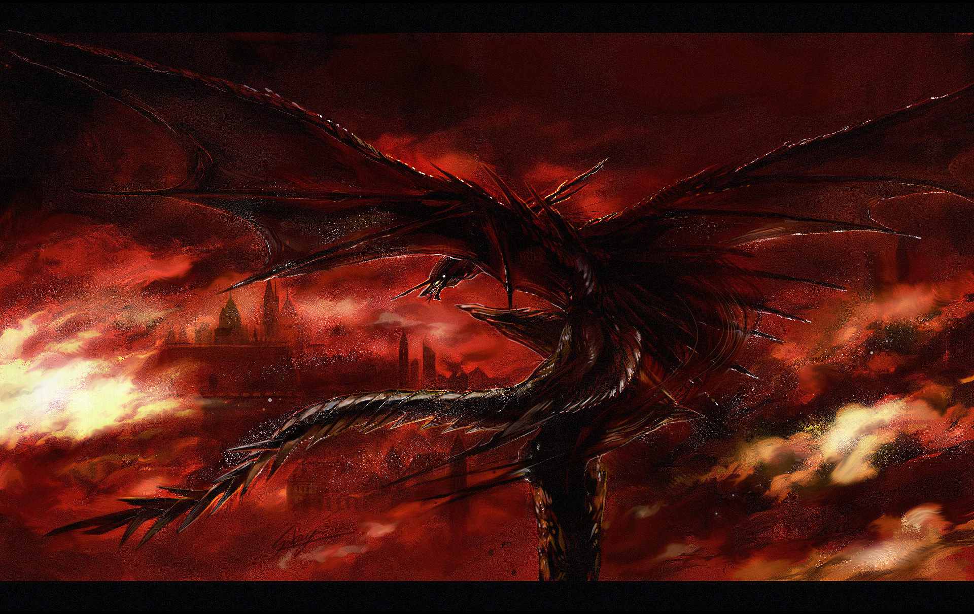 Free download wallpaper Fantasy, Dragon on your PC desktop