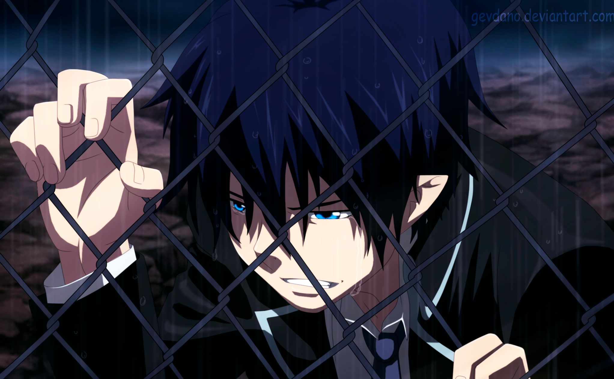 Free download wallpaper Anime, Blue Exorcist, Rin Okumura on your PC desktop