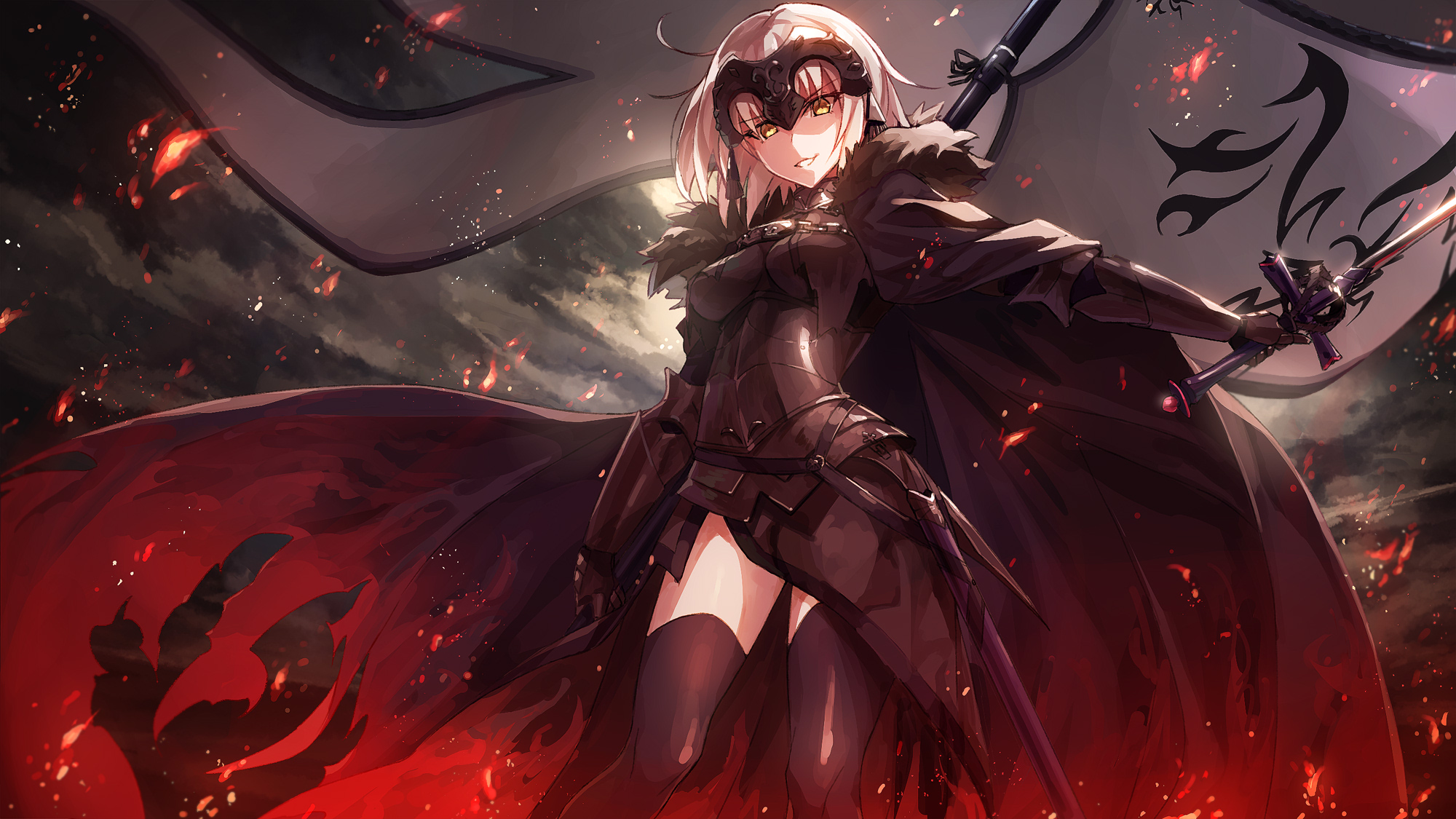 Jeanne D'arc Alter  4k Wallpaper