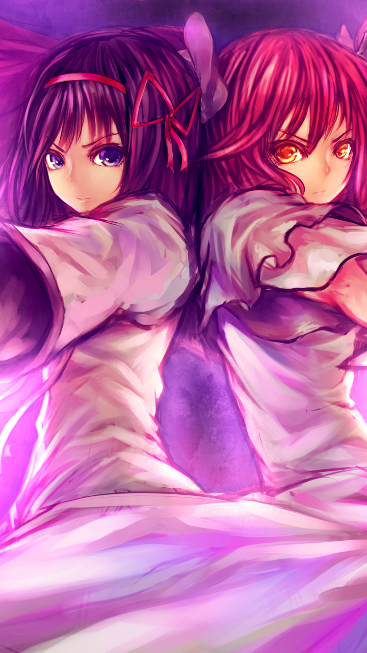 Download mobile wallpaper Anime, Puella Magi Madoka Magica, Homura Akemi, Madoka Kaname, Ultimate Madoka for free.