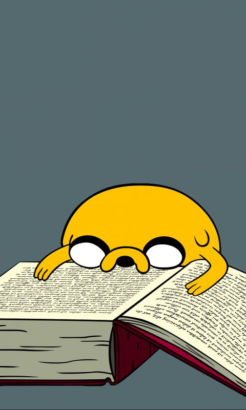 Download mobile wallpaper Funny, Cartoon, Book, Tv Show, Humor, Adventure Time, Jake (Adventure Time) for free.