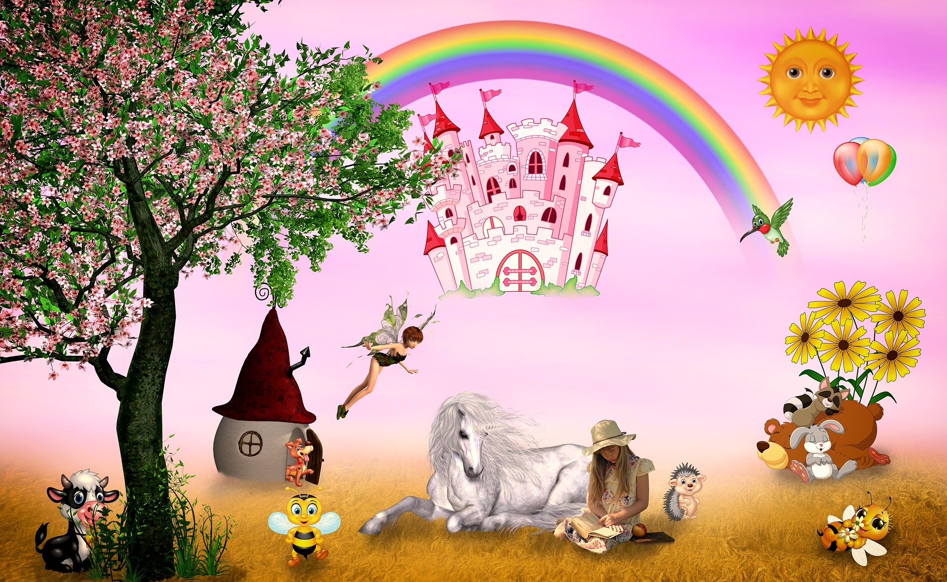 Laden Sie das Fantasie, Kinder-Bild kostenlos auf Ihren PC-Desktop herunter