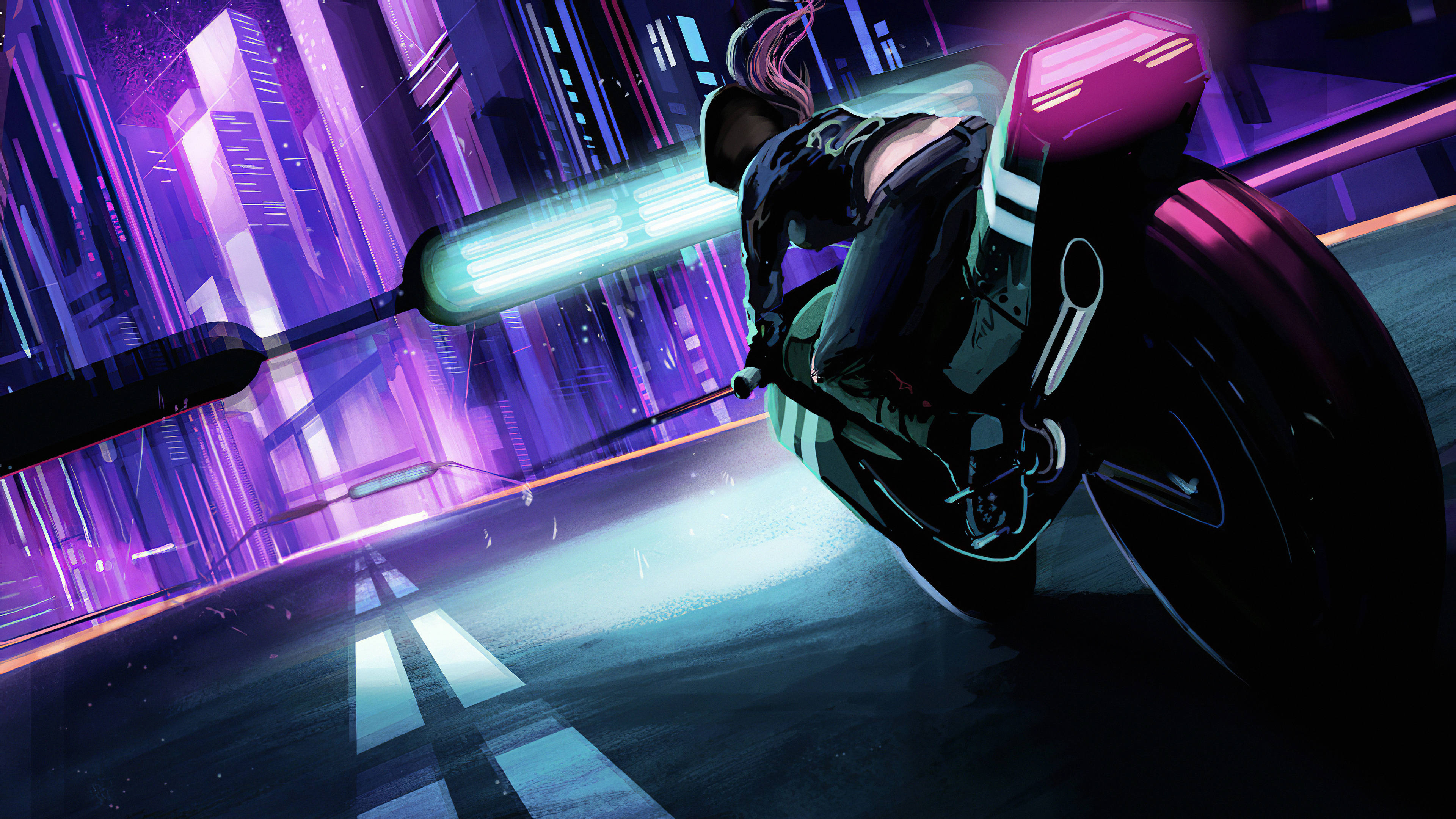 Free download wallpaper City, Motorcycle, Sci Fi, Futuristic, Vehicle on your PC desktop