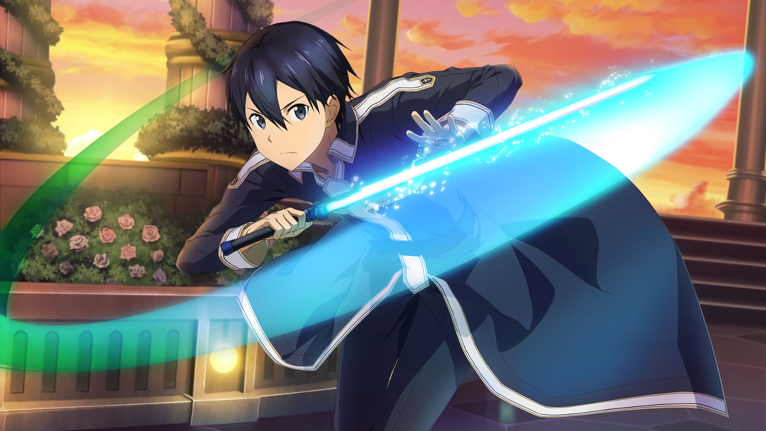 Handy-Wallpaper Animes, Sword Art Online, Kirito (Schwertkunst Online) kostenlos herunterladen.