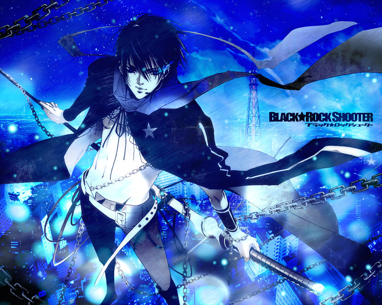 Free download wallpaper Anime, Black Rock Shooter on your PC desktop