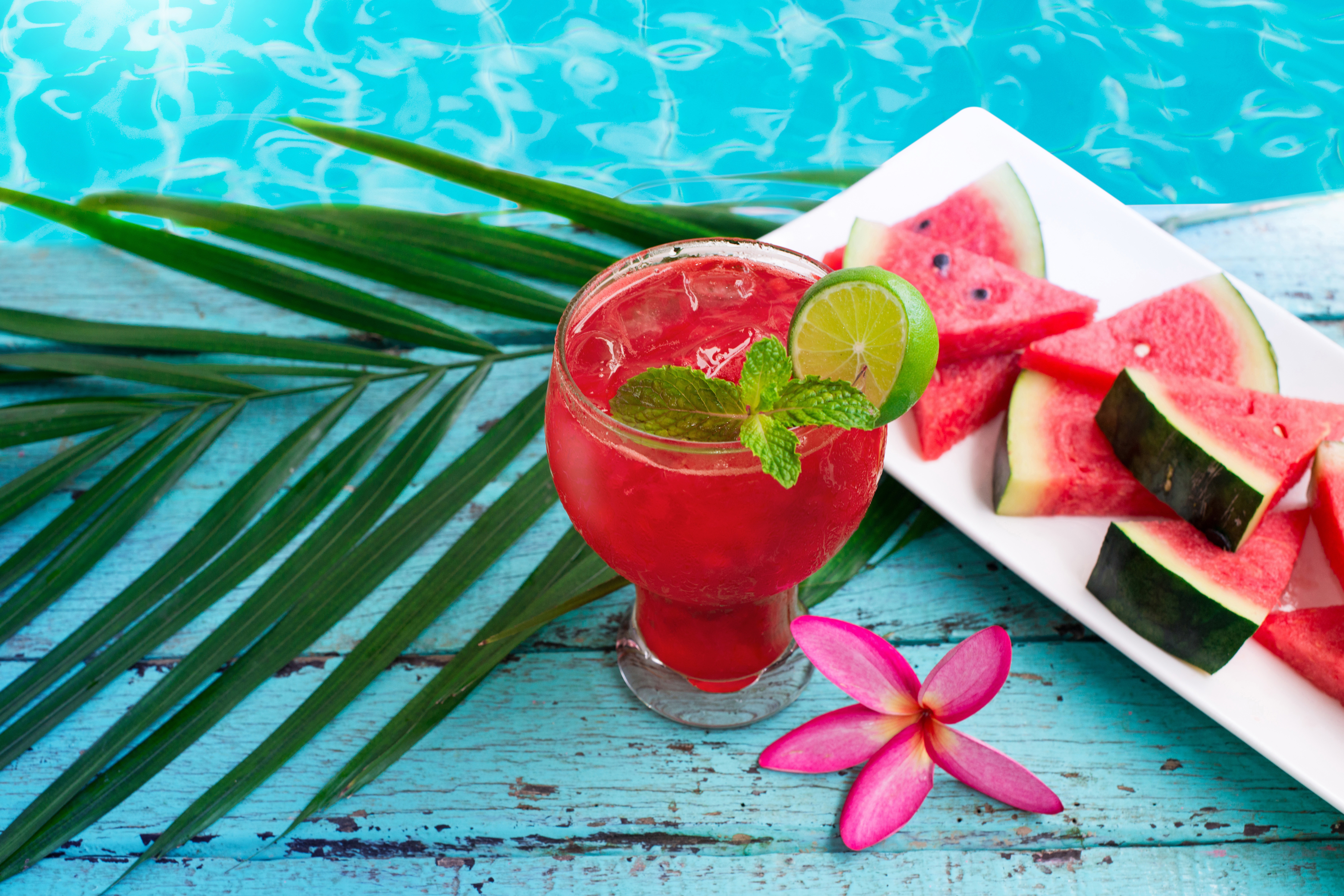 Laden Sie das Wassermelone, Cocktail, Saft, Nahrungsmittel, Getränk-Bild kostenlos auf Ihren PC-Desktop herunter