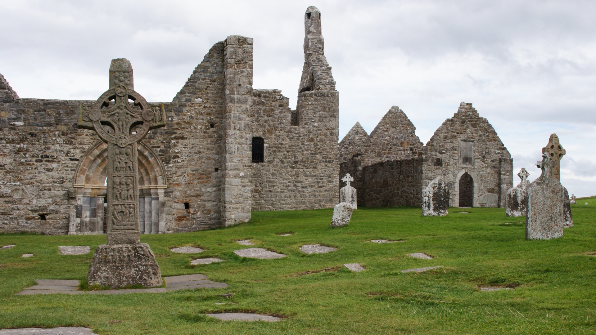 PCデスクトップにアイルランド, クロス, 修道院, 宗教的, クロンマクノイズ, クロンマクノイズ修道院画像を無料でダウンロード