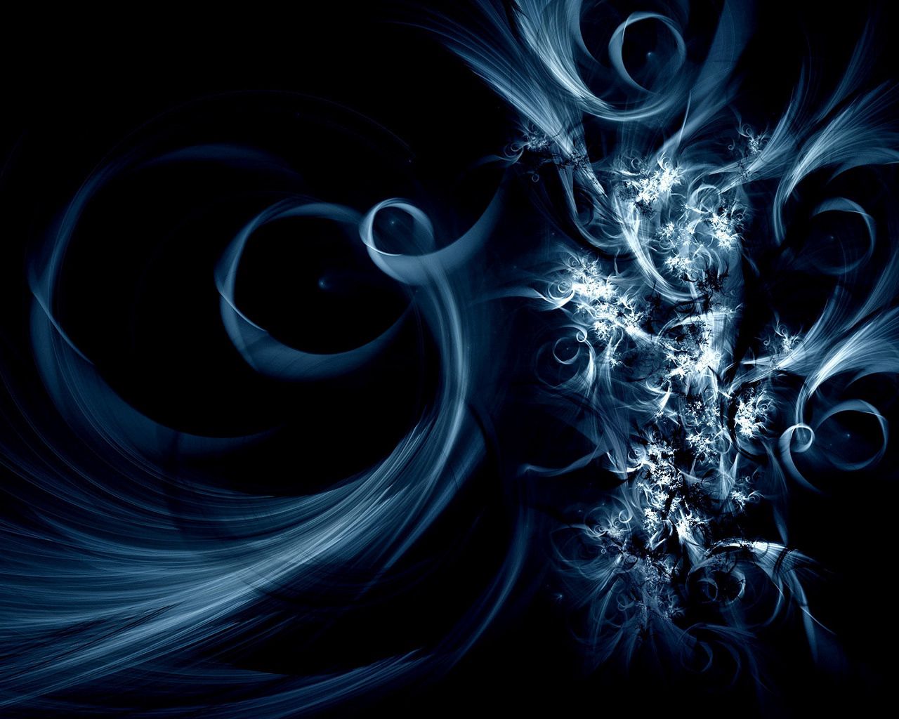 Download mobile wallpaper Light, Shine, Night, Abstract, Fractal for free.
