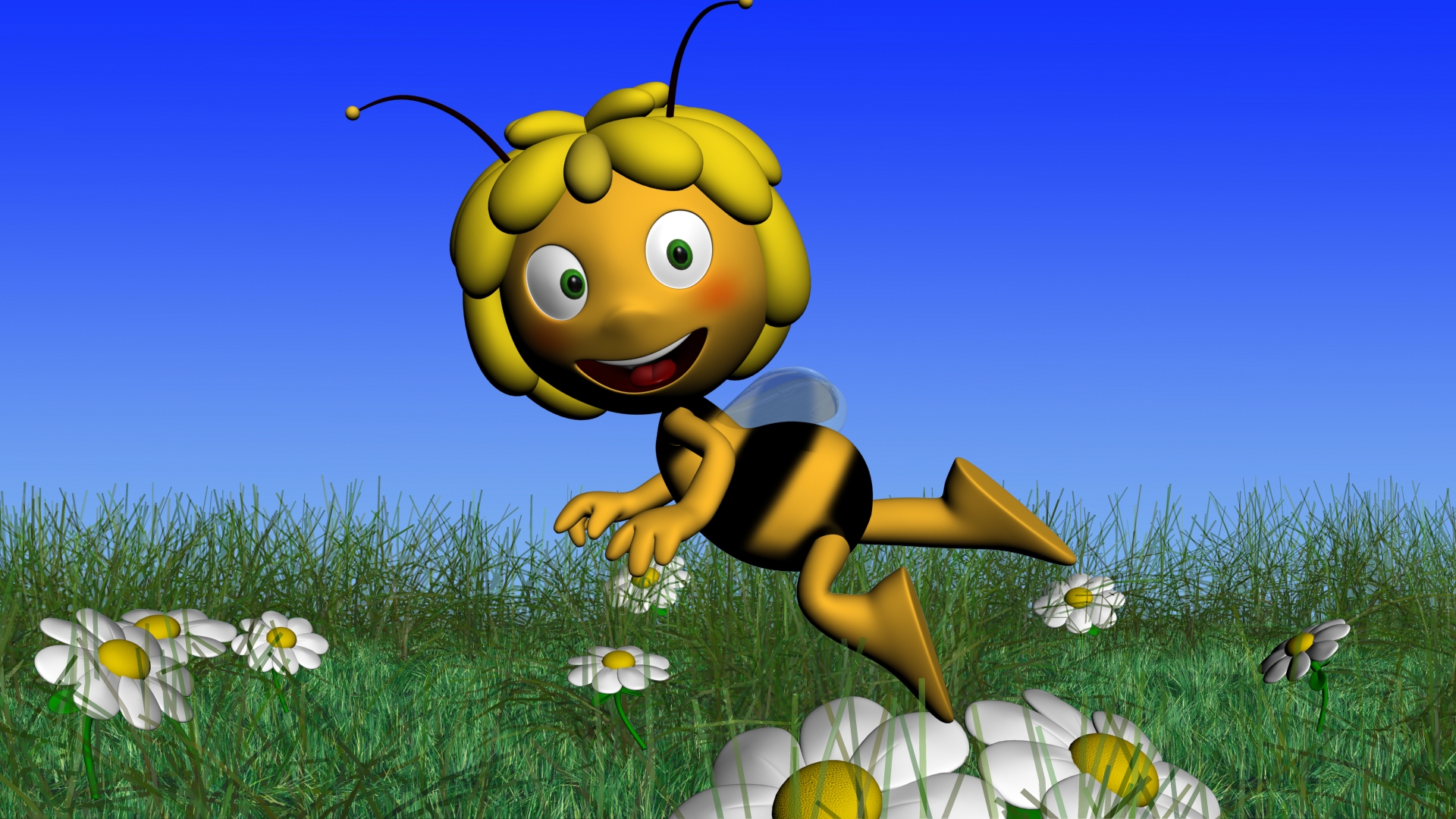 Laden Sie Die Biene Maja HD-Desktop-Hintergründe herunter