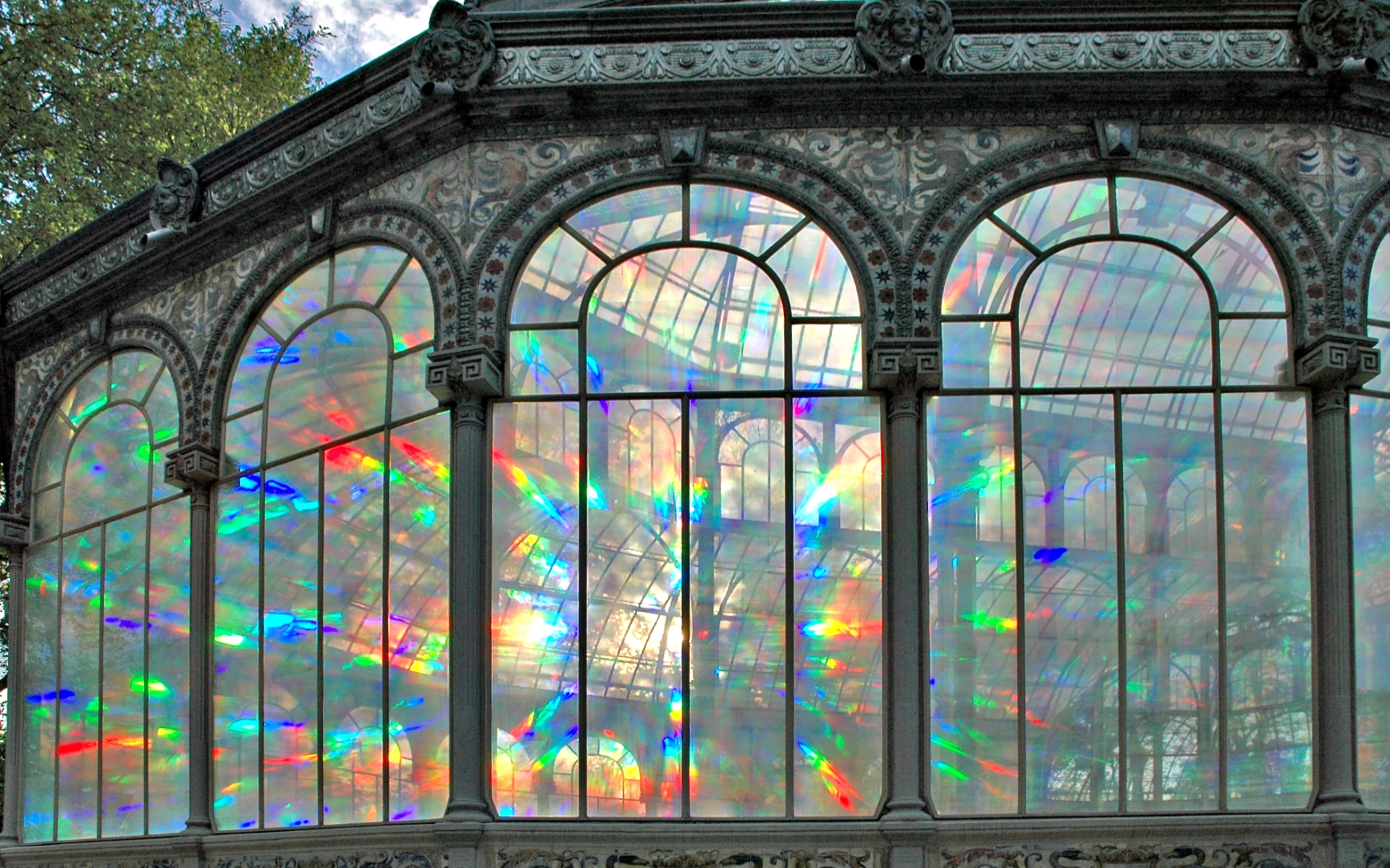 Free download wallpaper Man Made, Palacio De Cristal on your PC desktop