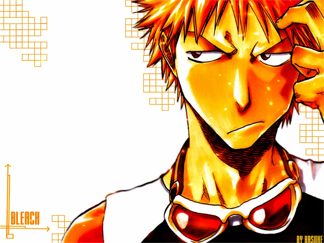 Handy-Wallpaper Bleach, Ichigo Kurosaki, Animes kostenlos herunterladen.