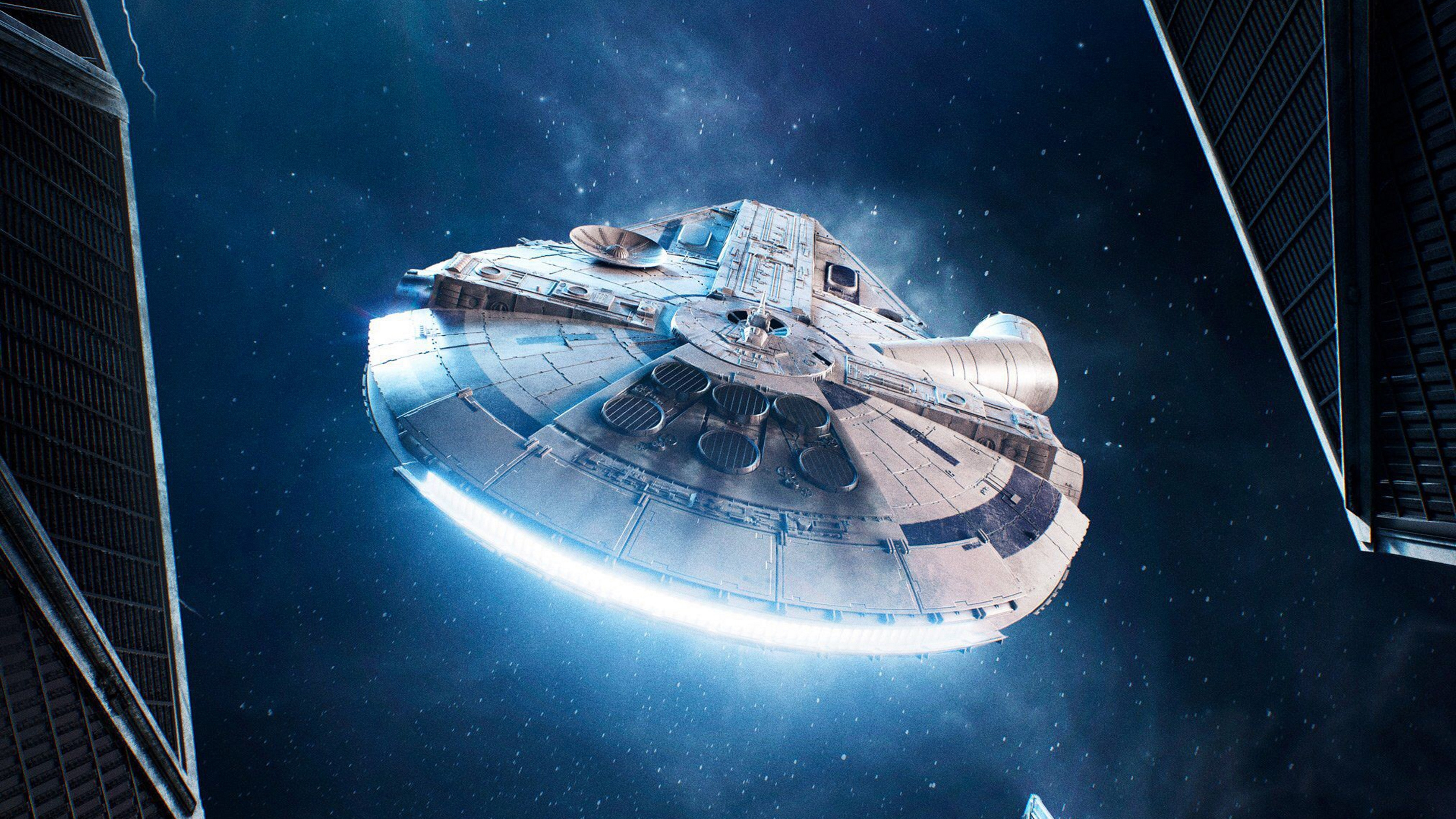 Laden Sie das Filme, Krieg Der Sterne, Millennium Falke, Solo: A Star Wars Story-Bild kostenlos auf Ihren PC-Desktop herunter