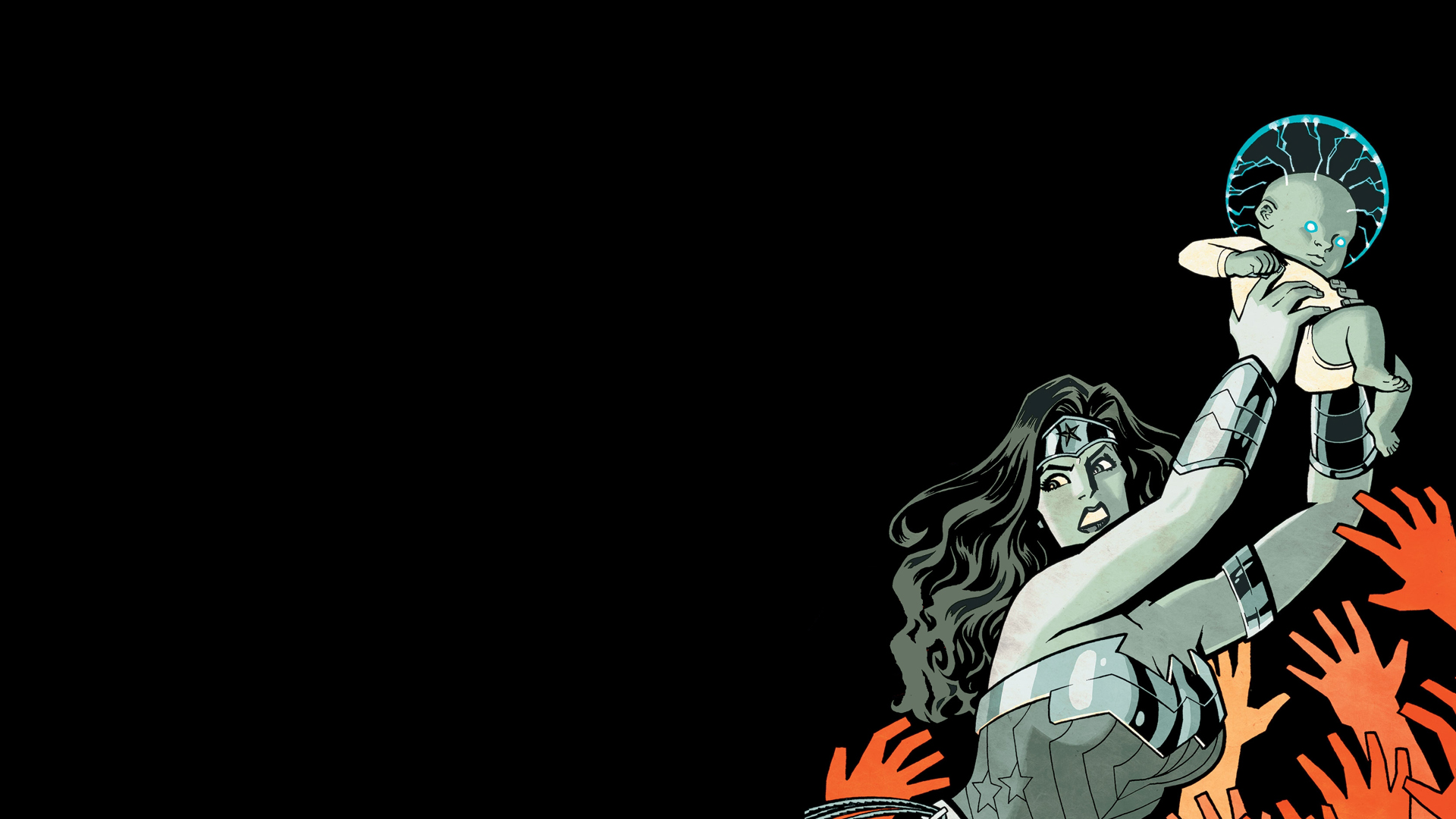 Handy-Wallpaper Wonderwoman, Comics kostenlos herunterladen.