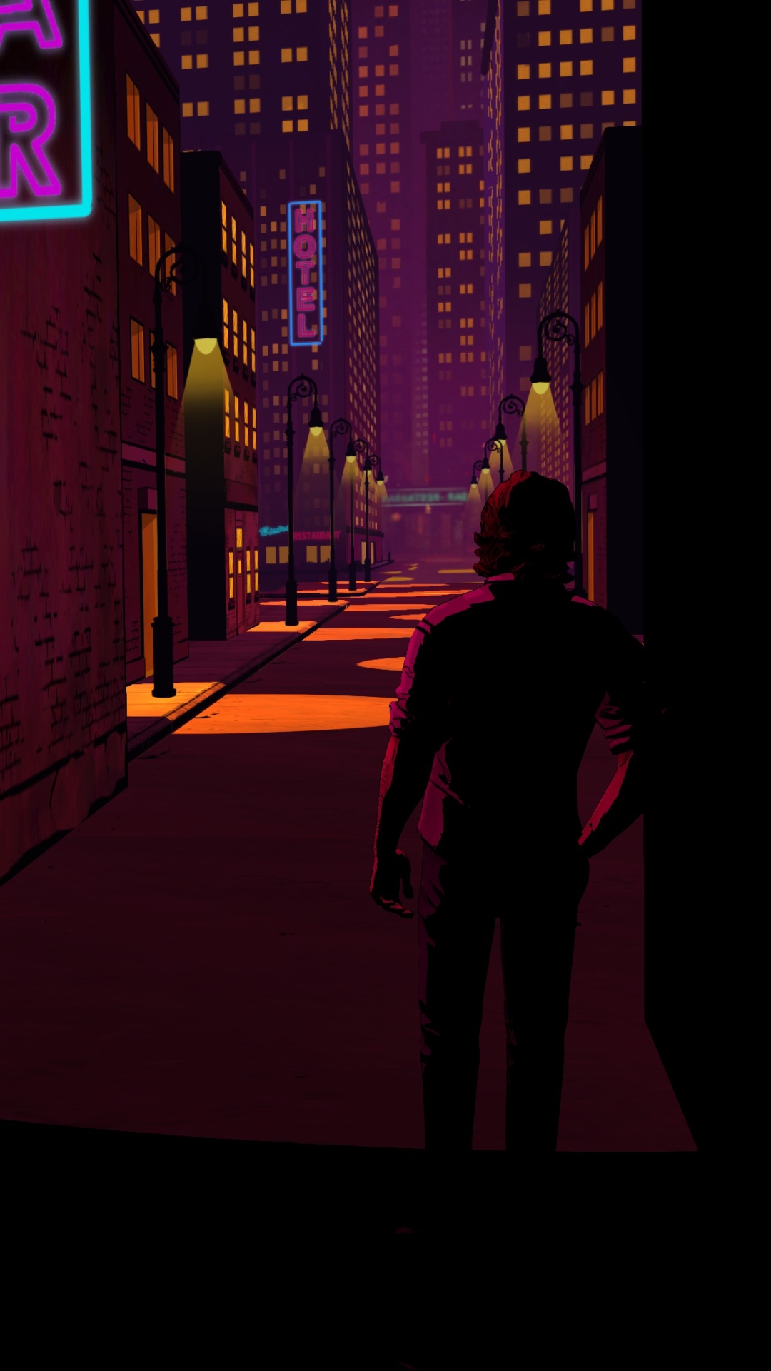 Download mobile wallpaper Night, Video Game, The Wolf Among Us for free.