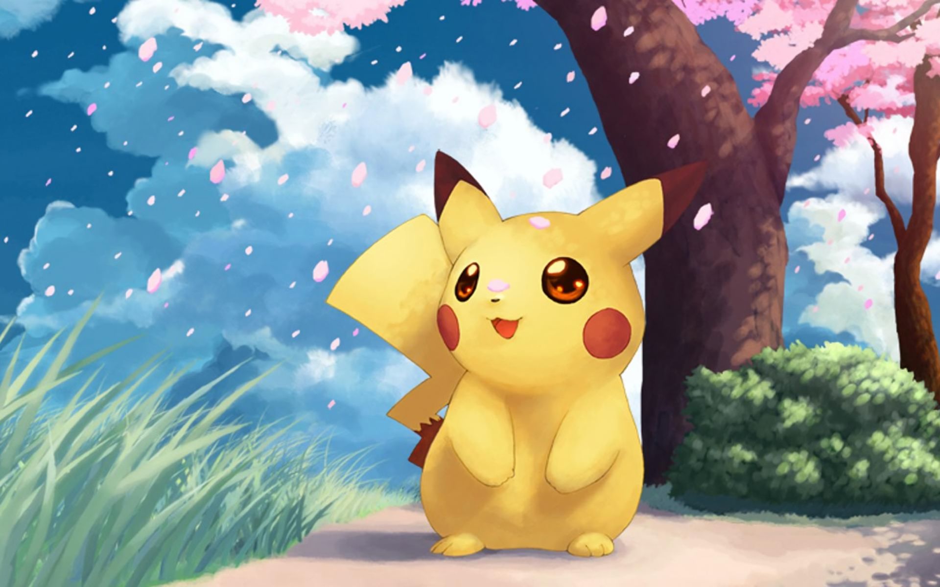 Download mobile wallpaper Pokémon, Pikachu, Video Game for free.