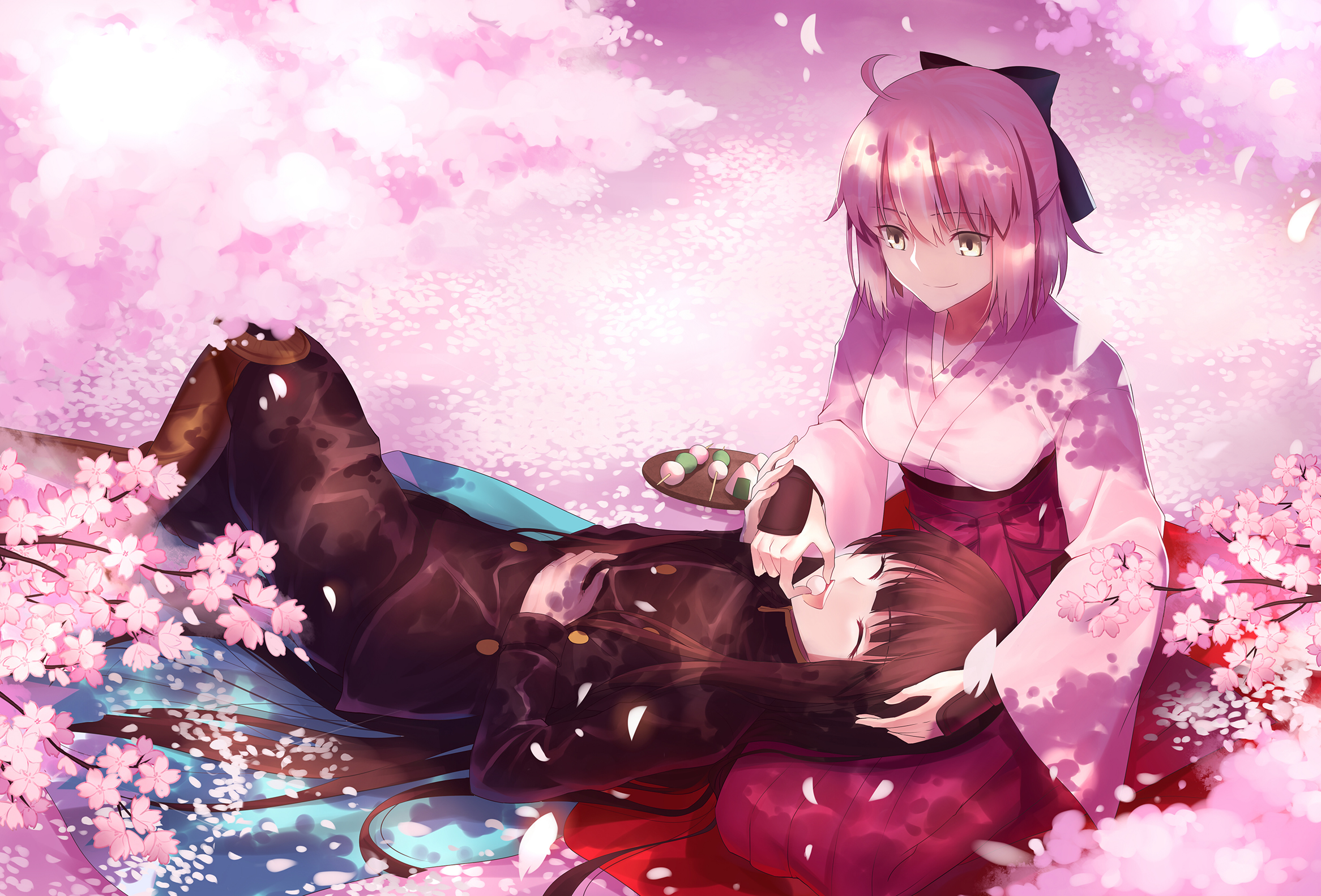 Free download wallpaper Anime, Fate/grand Order, Sakura Saber, Demon Archer (Fate/grand Order), Fate Series on your PC desktop