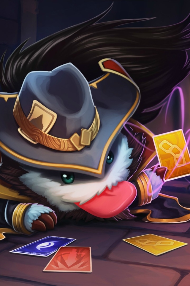 Download mobile wallpaper League Of Legends, Video Game, Twisted Fate (League Of Legends), Poro for free.