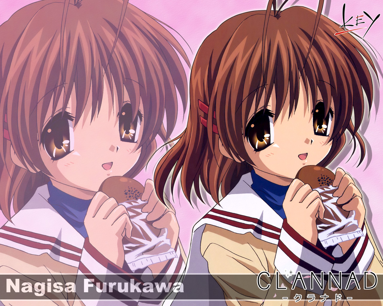 Handy-Wallpaper Animes, Clannad, Nagisa Furukawa kostenlos herunterladen.