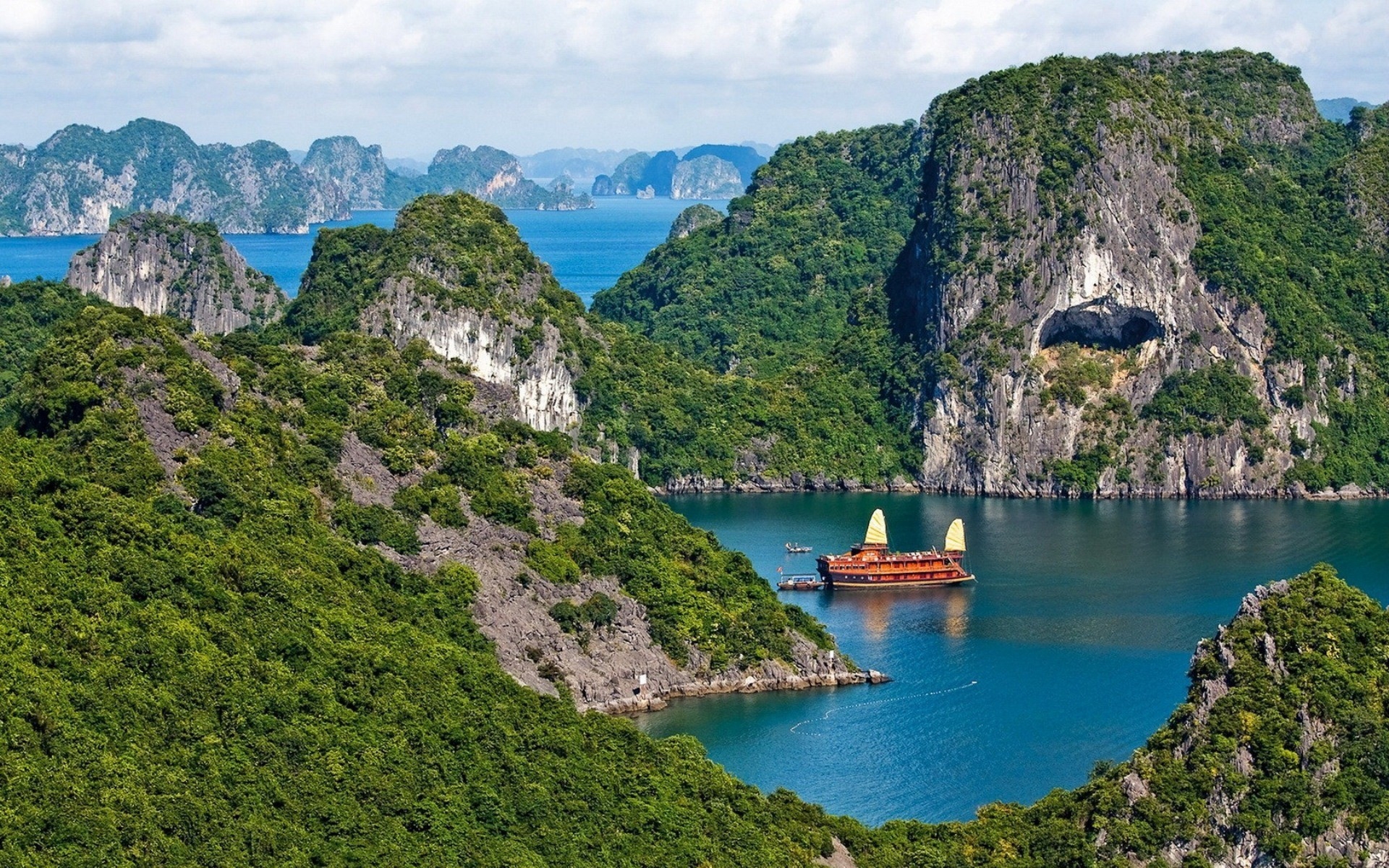 Baixe gratuitamente a imagem Mar, Costa, Oceano, Terra, Barco, Baía, Fotografia, Veículos, Vietname, Hạ Long Bay na área de trabalho do seu PC