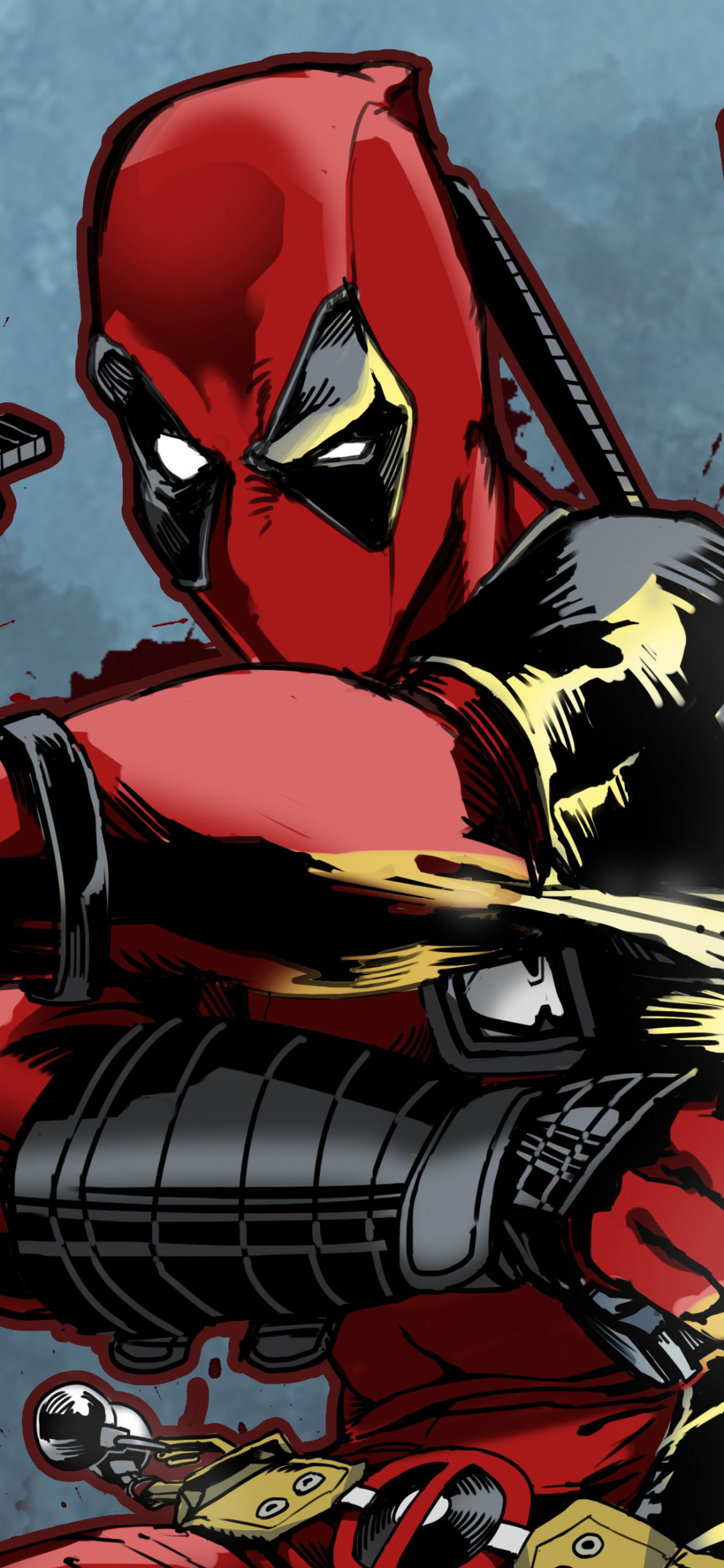 Handy-Wallpaper Deadpool, Comics kostenlos herunterladen.