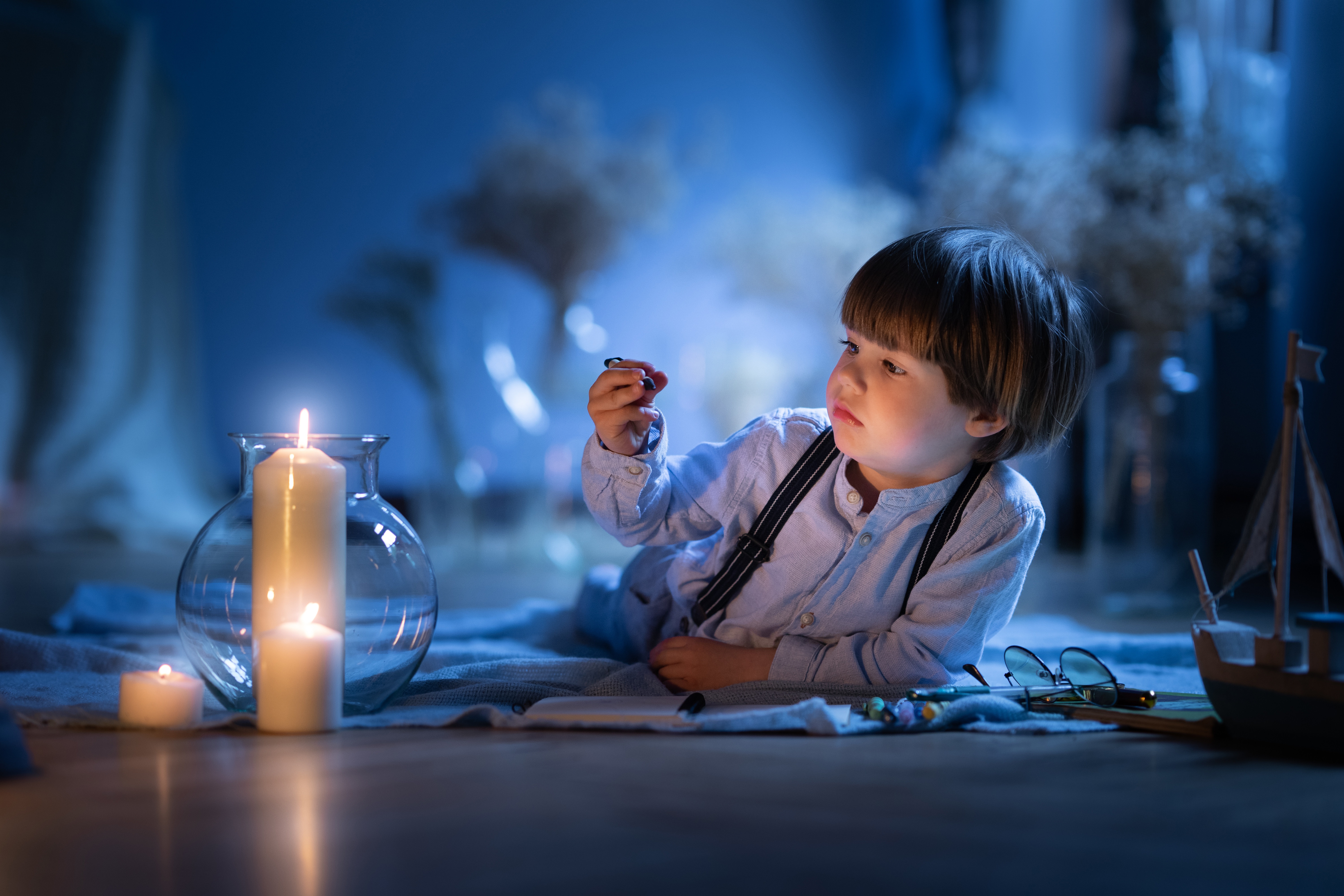 Free download wallpaper Child, Candle, Photography, Little Boy on your PC desktop