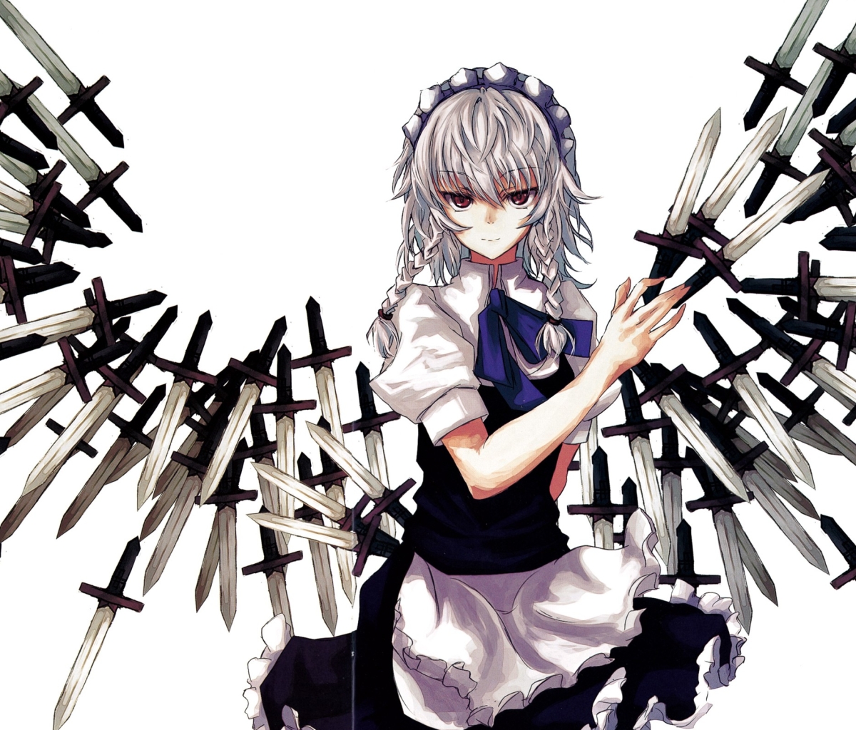 Baixe gratuitamente a imagem Anime, Touhou, Sakuya Izayoi na área de trabalho do seu PC