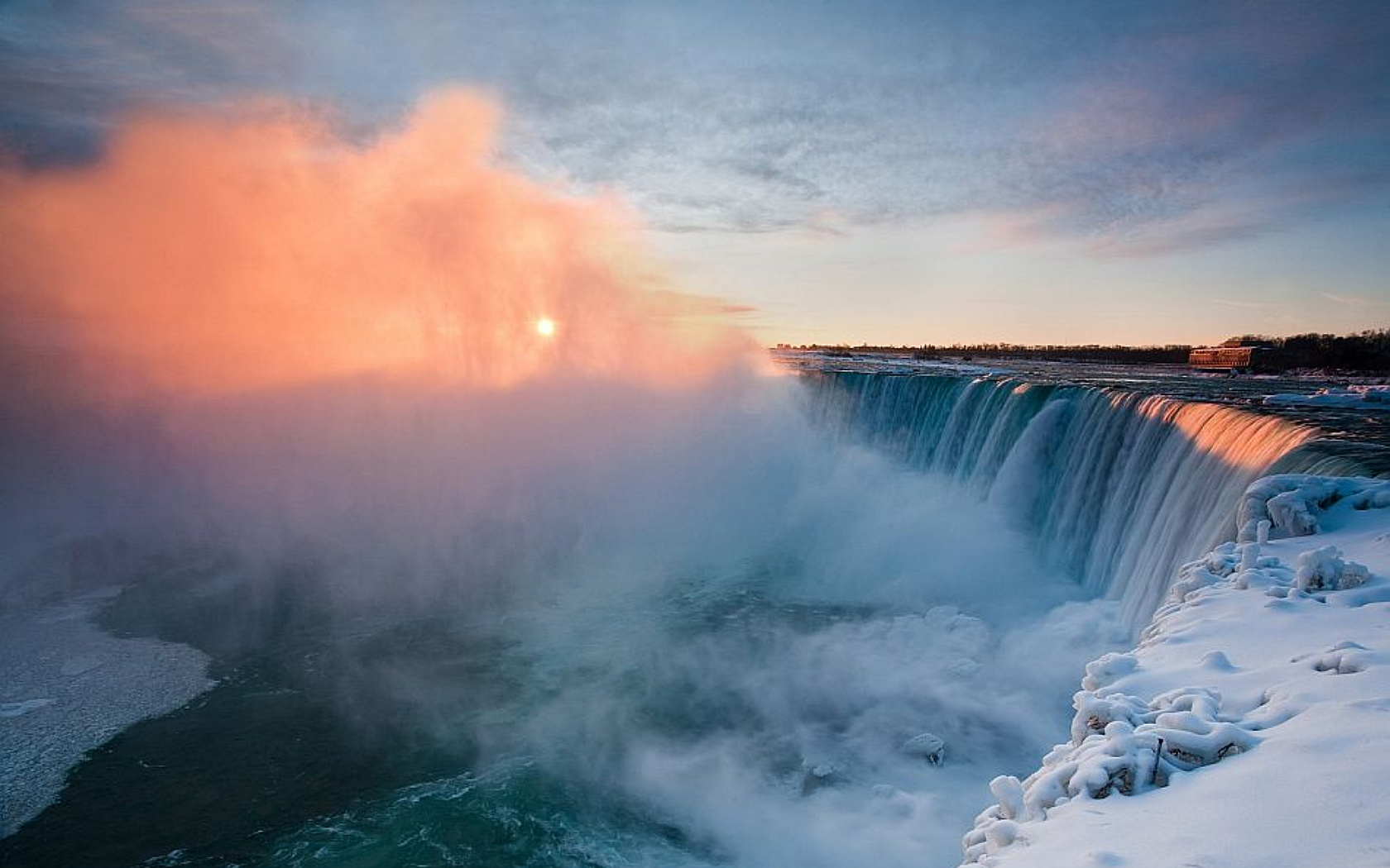 237203 скачать картинку ниагарский водопад, земля/природа, канада, пастель, водопады - обои и заставки бесплатно