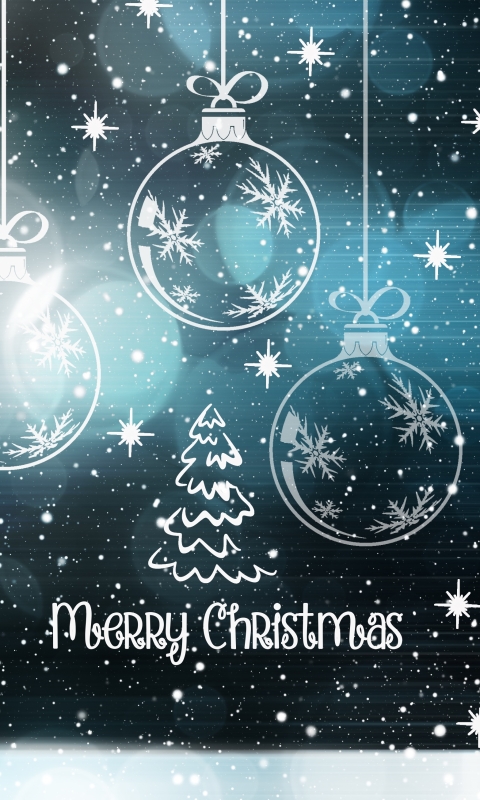 Download mobile wallpaper Stars, Christmas, Holiday, Merry Christmas, Bauble for free.