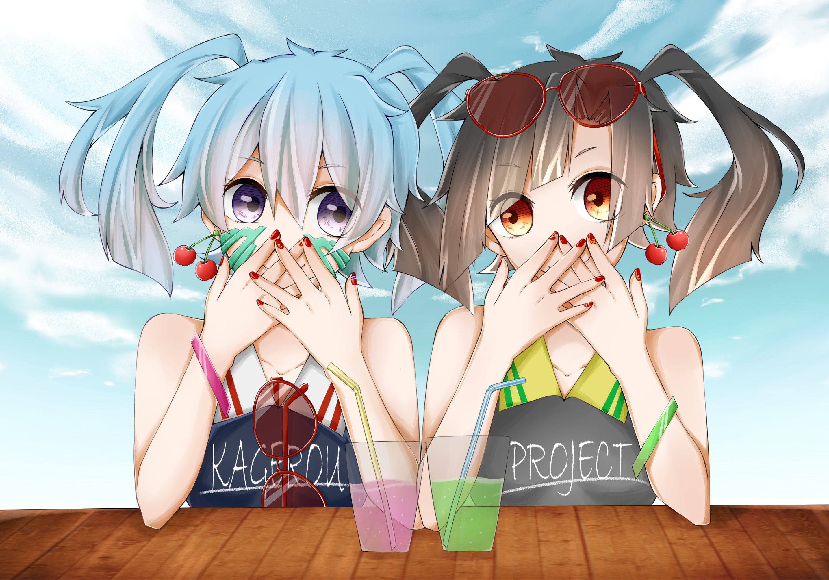 Laden Sie das Sommer, Animes, Kagerou Projekt, Takane 'ene' Enomoto-Bild kostenlos auf Ihren PC-Desktop herunter