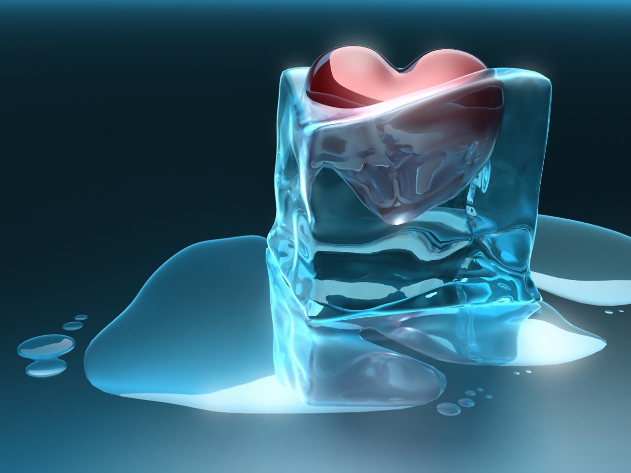 Download mobile wallpaper Ice, Background, Hearts, Love for free.