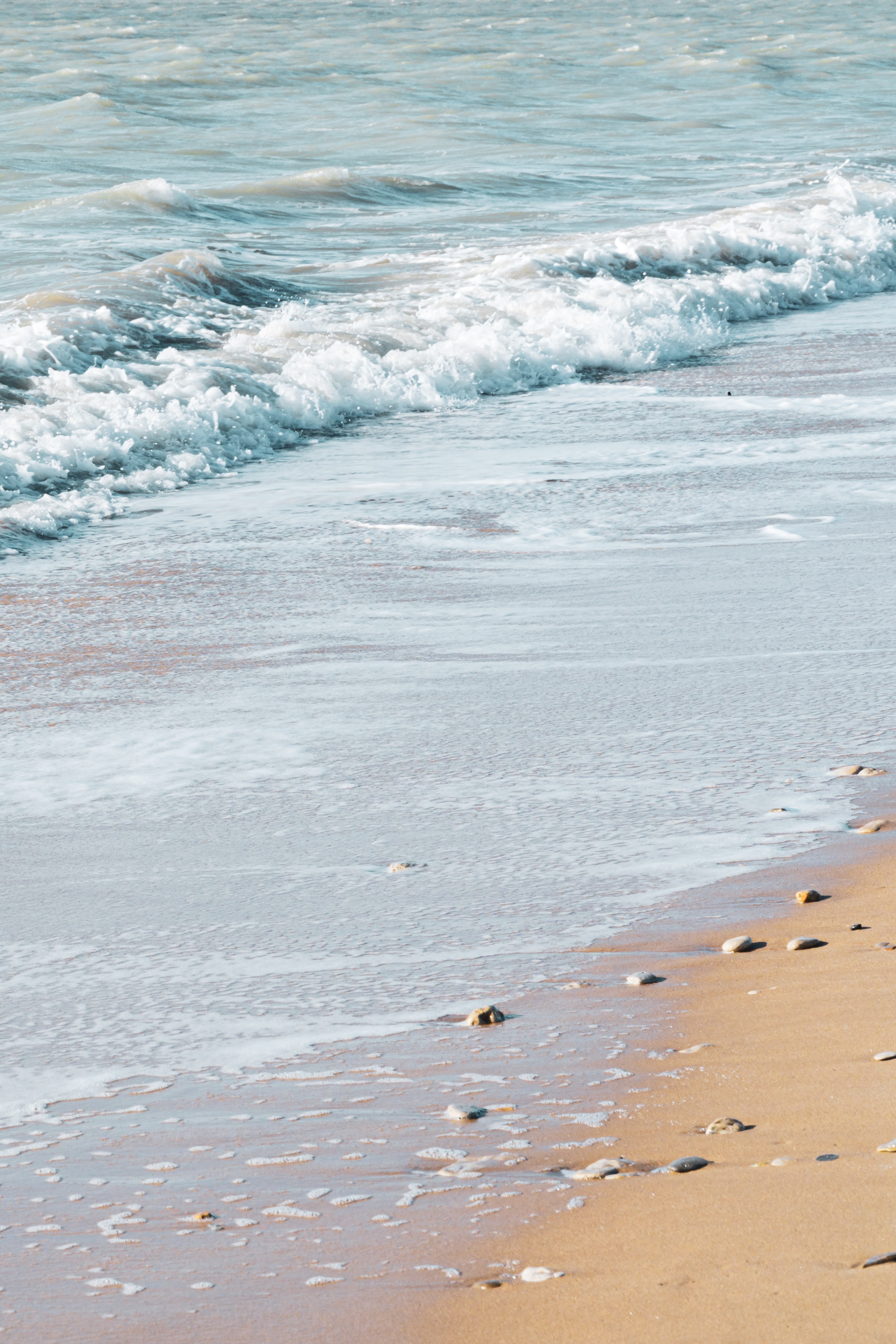 Laden Sie das Waves, Bank, Natur, Ufer, Wasser, Sea, Strand-Bild kostenlos auf Ihren PC-Desktop herunter