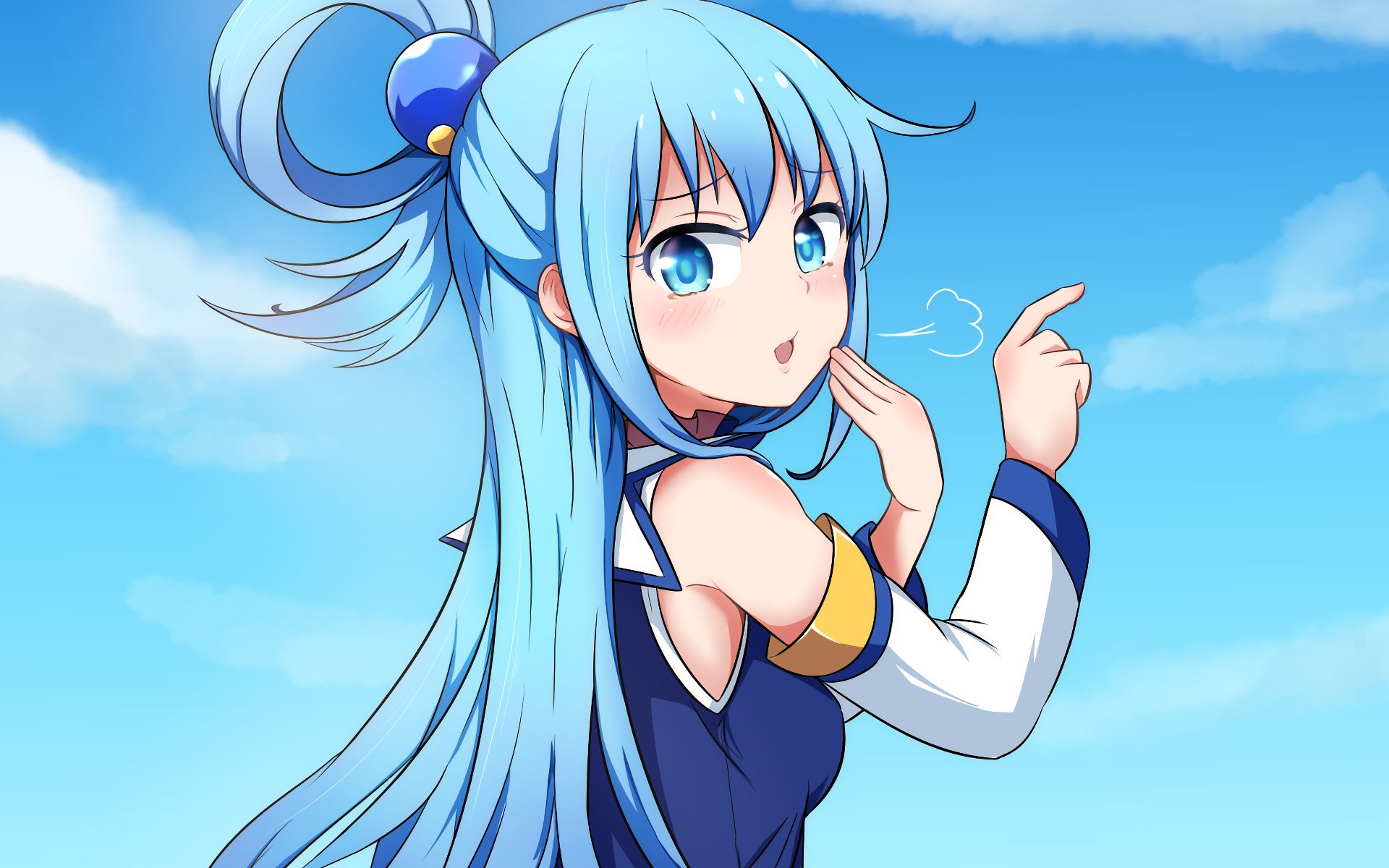 Téléchargez gratuitement l'image Animé, Kono Subarashii Sekai Ni Shukufuku O!, Aqua (Kono Suba) sur le bureau de votre PC